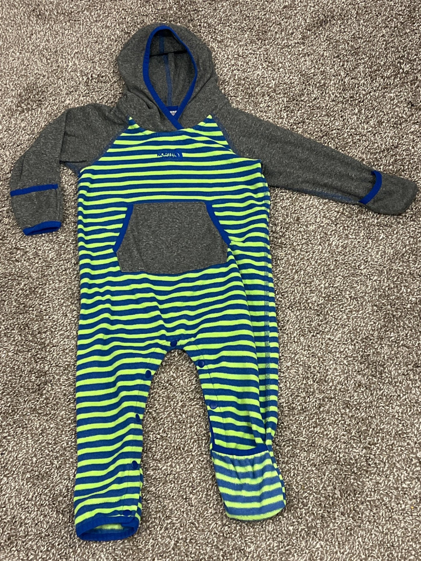 Kids The North Face Fleece Once-Piece, Size 12-18 months, Kids 18 Month (12-18M)