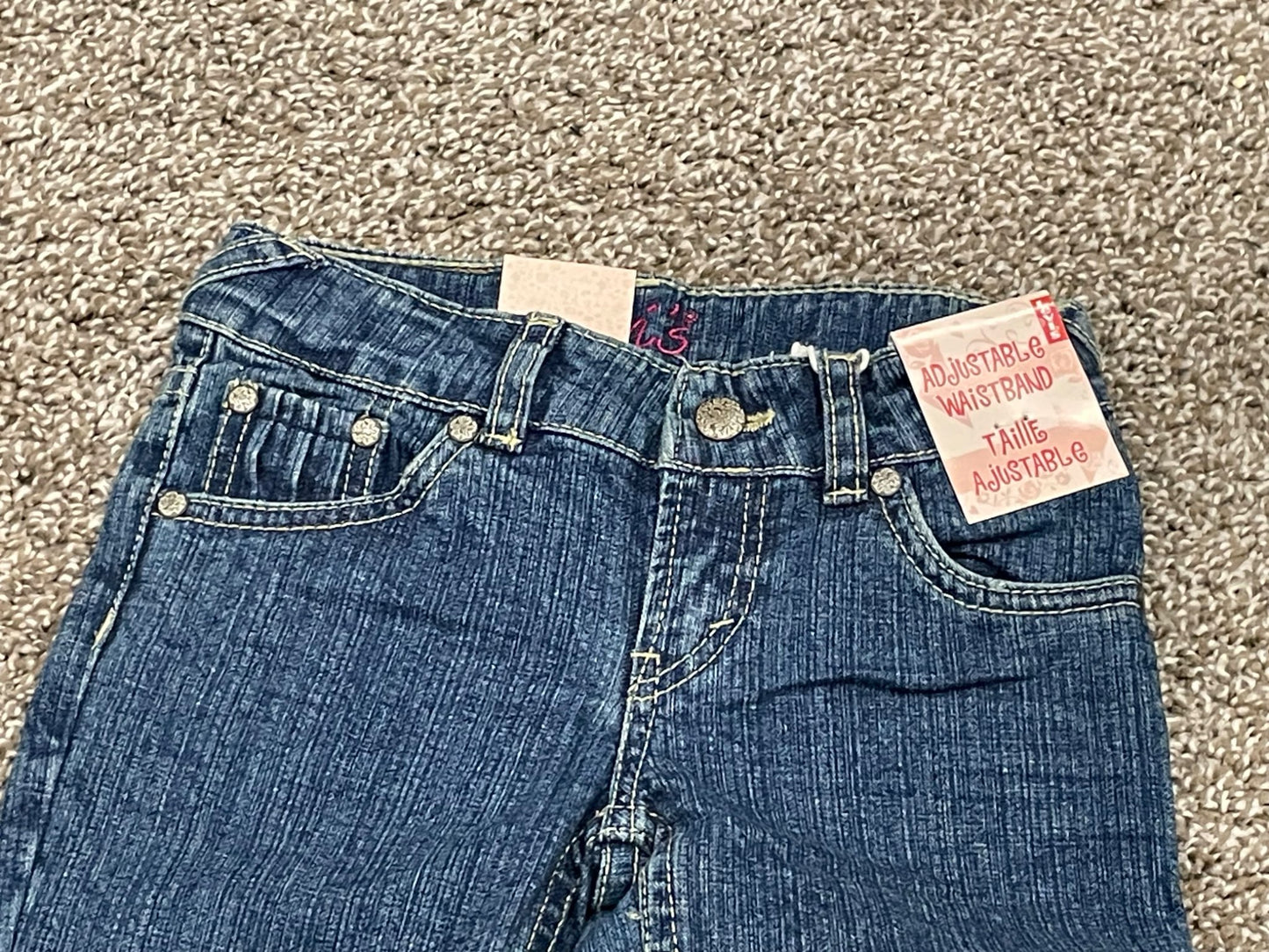 Two pairs of New Girls Levi Jeans, size 4 / 4T, New with Tag (NWT), Kids 4/4T