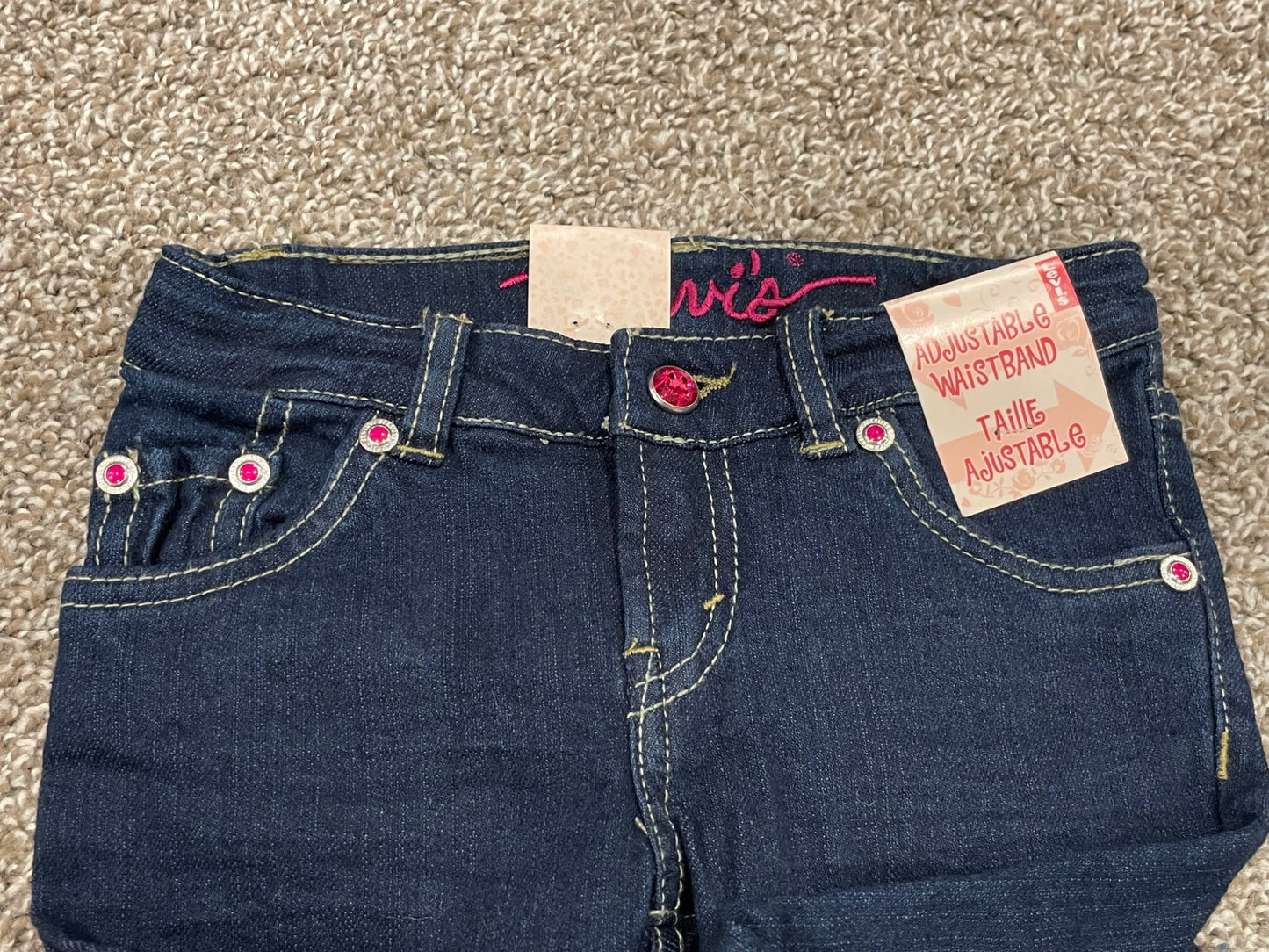 Two pairs of New Girls Levi Jeans, size 4 / 4T, New with Tag (NWT), Kids 4/4T