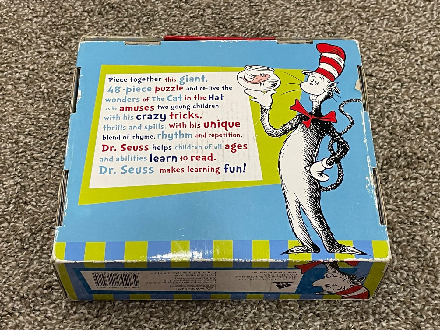 Kids Dr. Suess The Cat in the Hat Floor Puzzle - Thing One and Thing Two