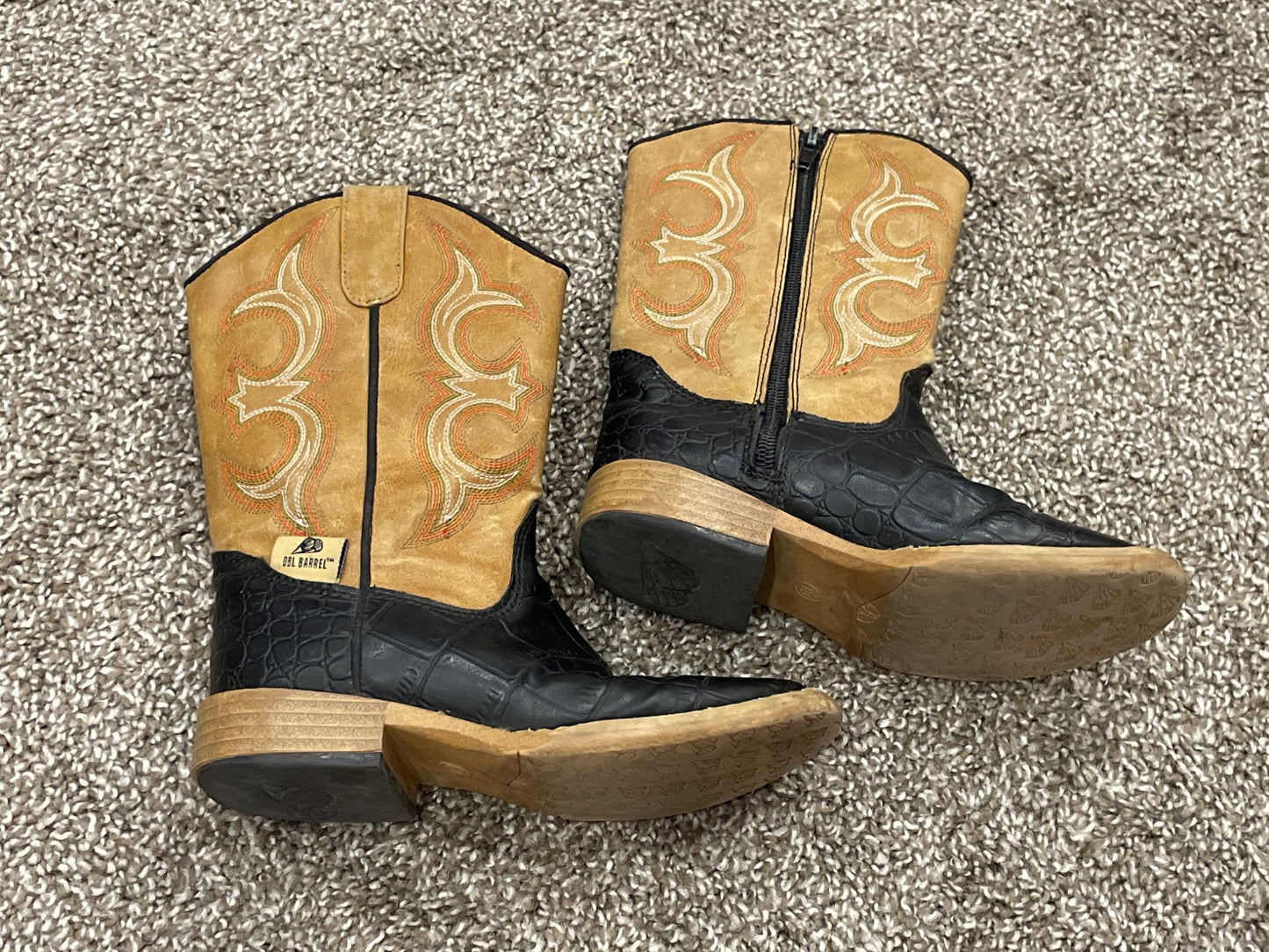 Cowboy Boots, size 10, by Dbl Barrel, Shoes 10 (Toddler:2-4yr)