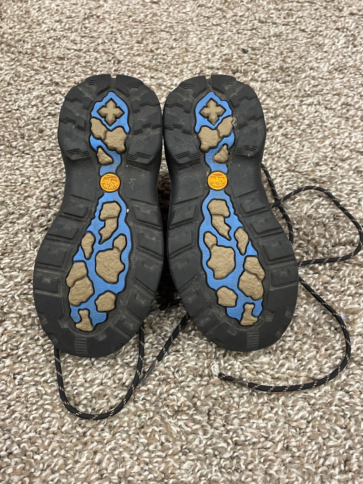 Boys Timberland Waterproof Hiking Boots, Genuine Leather, Size 7.5, Very Good Used Condition (VGUC), Shoes 7.5 (Toddler:2-4yr)