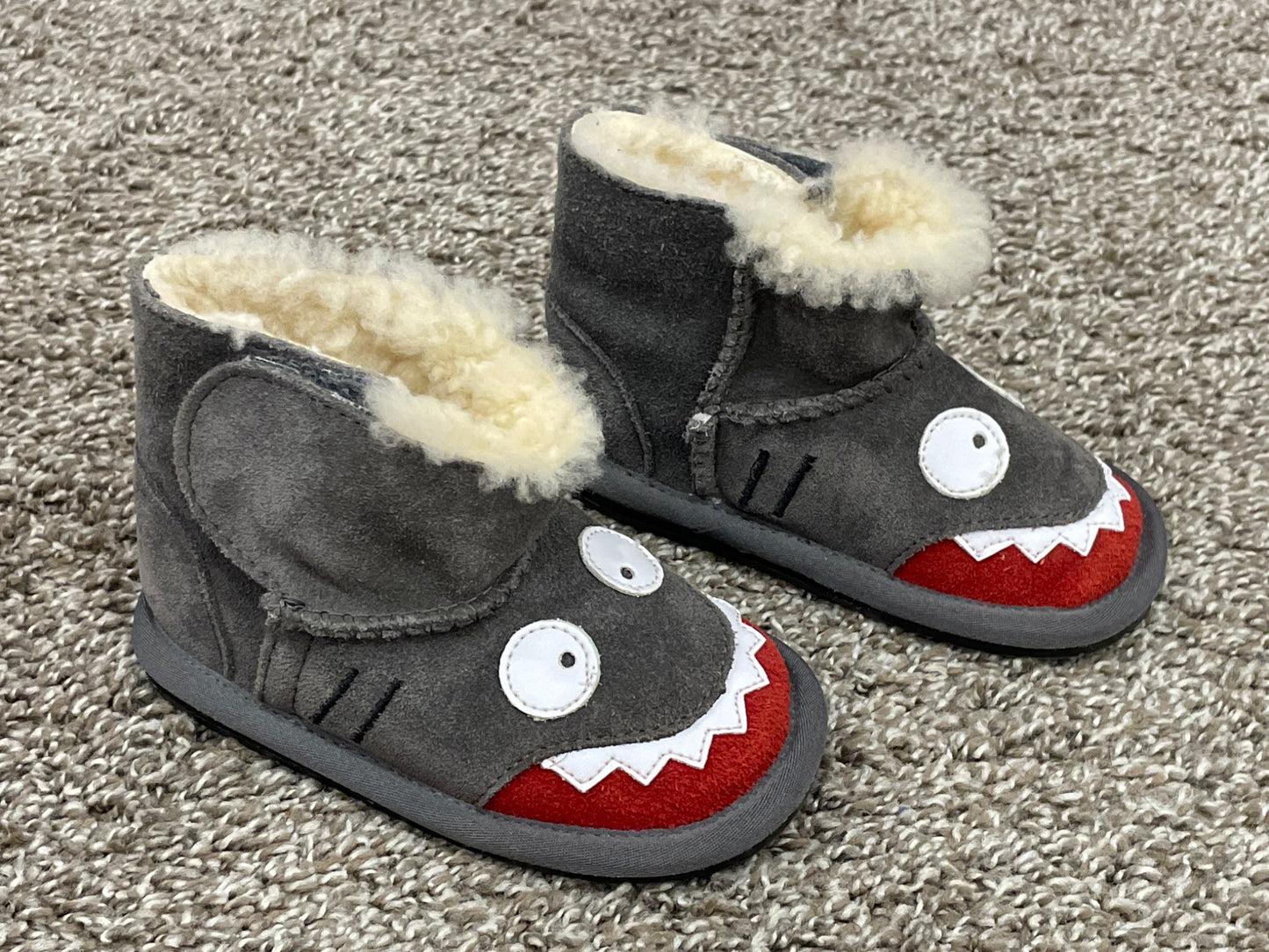 Boys Warm Monster Boots by EMU Australia, Size 7, Excellent Used Condition (EUC), Shoes 7 (Walkers:12-24 mth)
