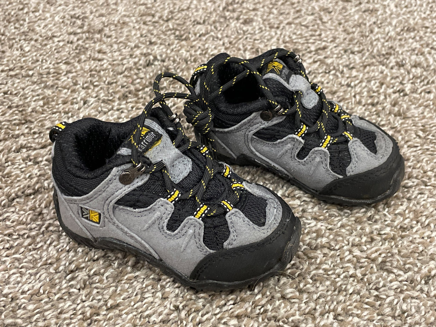 Boys Grey Karrimor Hiking Shoes / Sneakers / Runners, Size 3, Very Good Used Condition (VGUC), Shoes 3 (Baby: 0-12 mth)