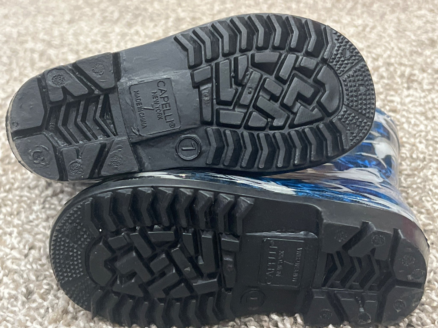 Boys, Capelli shark boots, size 7 , Shoes 7 (Walkers:12-24 mth)