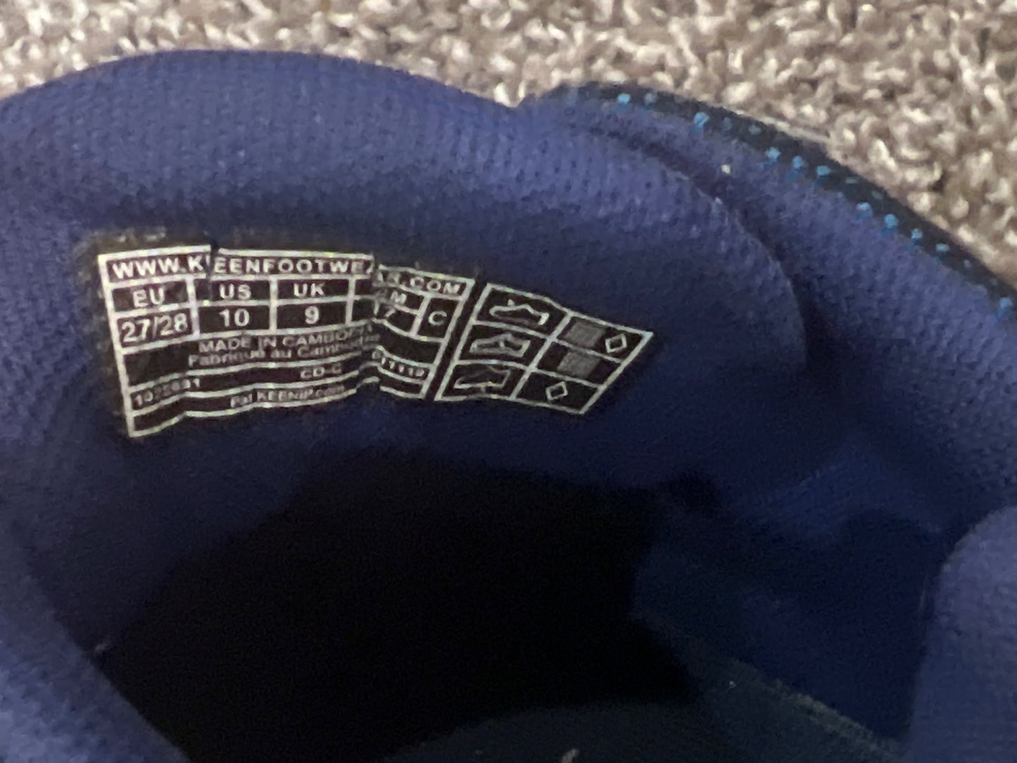 Boys, Blue Hiking Runners, size 10, VGUC, Shoes 10 (Toddler:2-4yr)