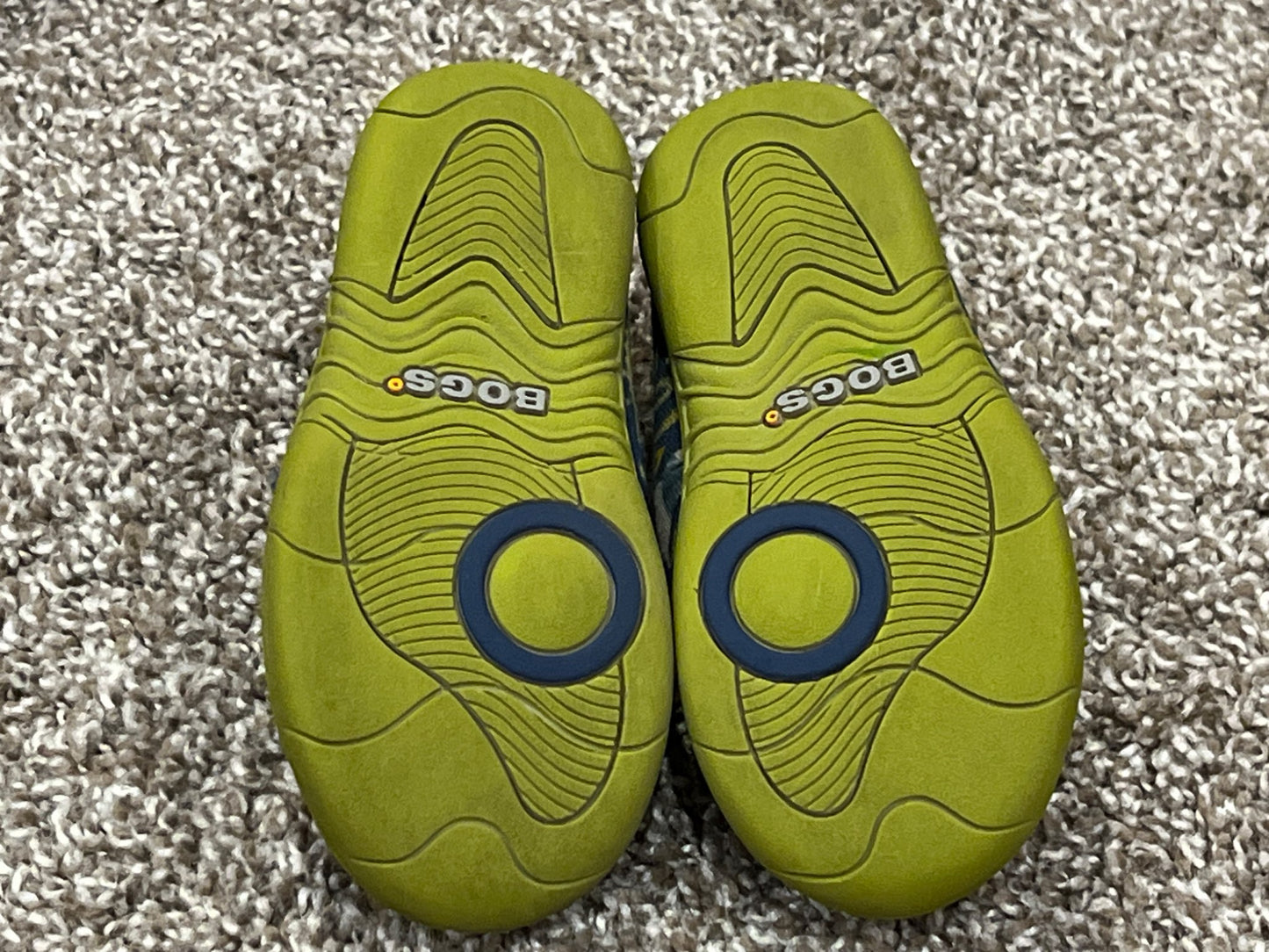 Boys, Bogs Canvas Zoo Print Shoes, Size 7, VGUC, Shoes 7 (Walkers:12-24 mth)
