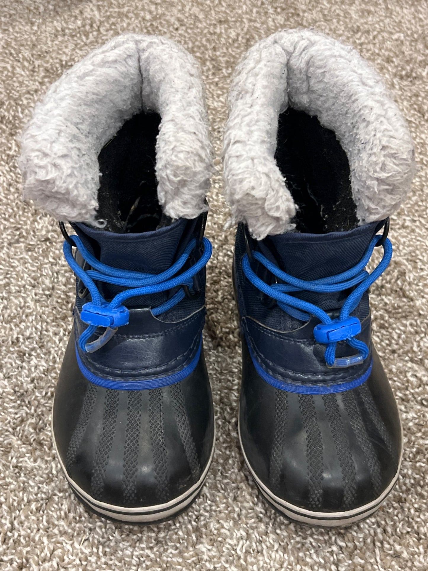Boys, Navy Blue Sorel Winter Boots, Size 12, VGUC, Shoes 12 (Toddler:2-4yr)