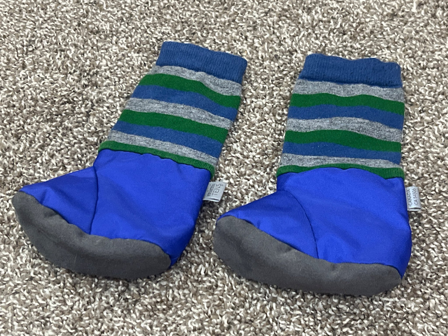 Mimi Tens Soft Sole Sock Boots, approx Size 6.5T, EUC, Made in CANADA, MSRP: $36.95, Shoes 4 (Baby: 0-12 mth)