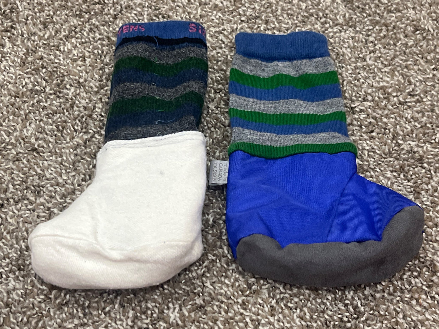 Mimi Tens Soft Sole Sock Boots, approx Size 6.5T, EUC, Made in CANADA, MSRP: $36.95, Shoes 4 (Baby: 0-12 mth)