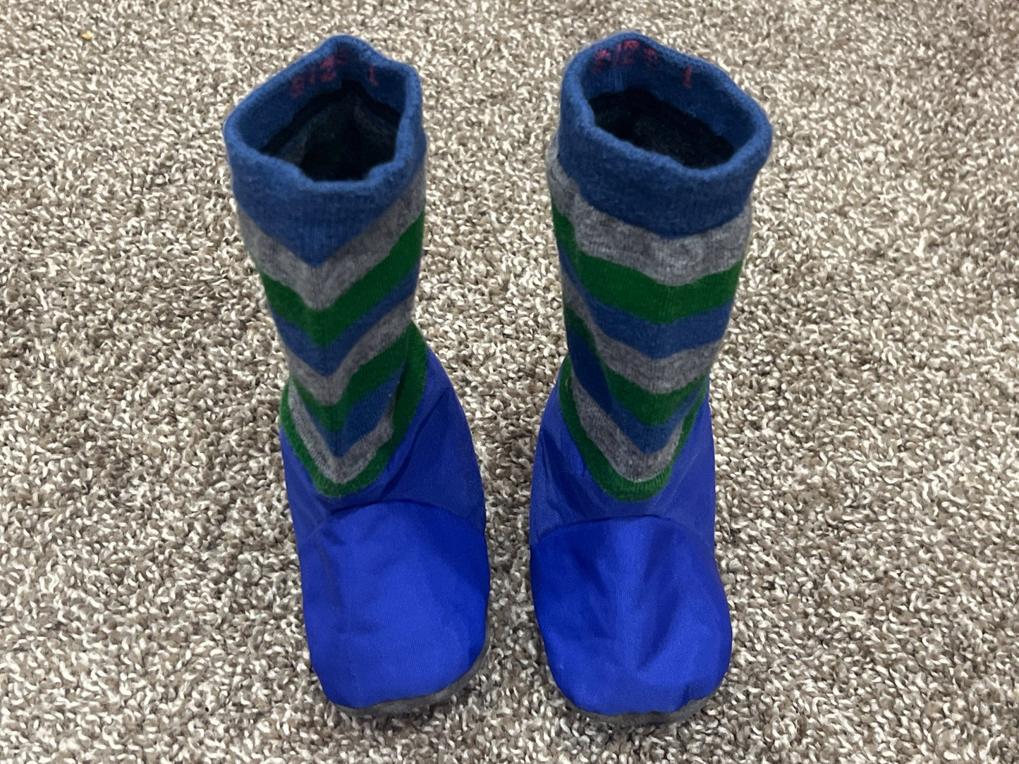 Mimi Tens Soft Sole Sock Boots, approx Size 6.5T, EUC, Made in CANADA, MSRP: $36.95, Shoes 4 (Baby: 0-12 mth)