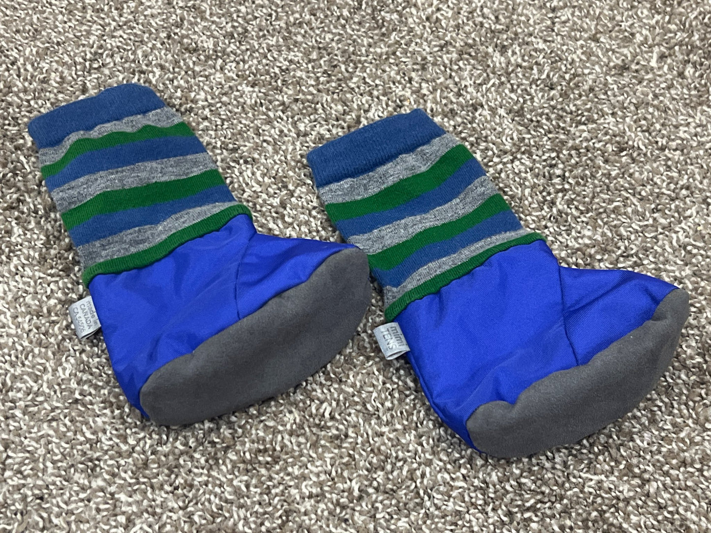 Mimi Tens Soft Sole Sock Boots, approx Size 6.5T, EUC, Made in CANADA, MSRP: $36.95, Shoes 4 (Baby: 0-12 mth)