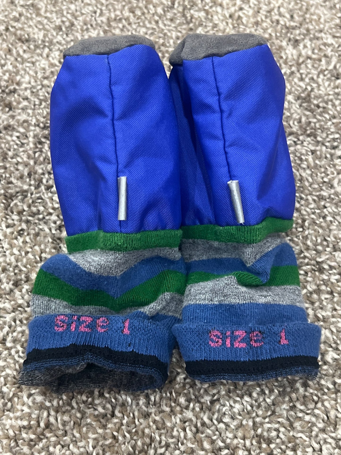 Mimi Tens Soft Sole Sock Boots, approx Size 6.5T, EUC, Made in CANADA, MSRP: $36.95, Shoes 4 (Baby: 0-12 mth)