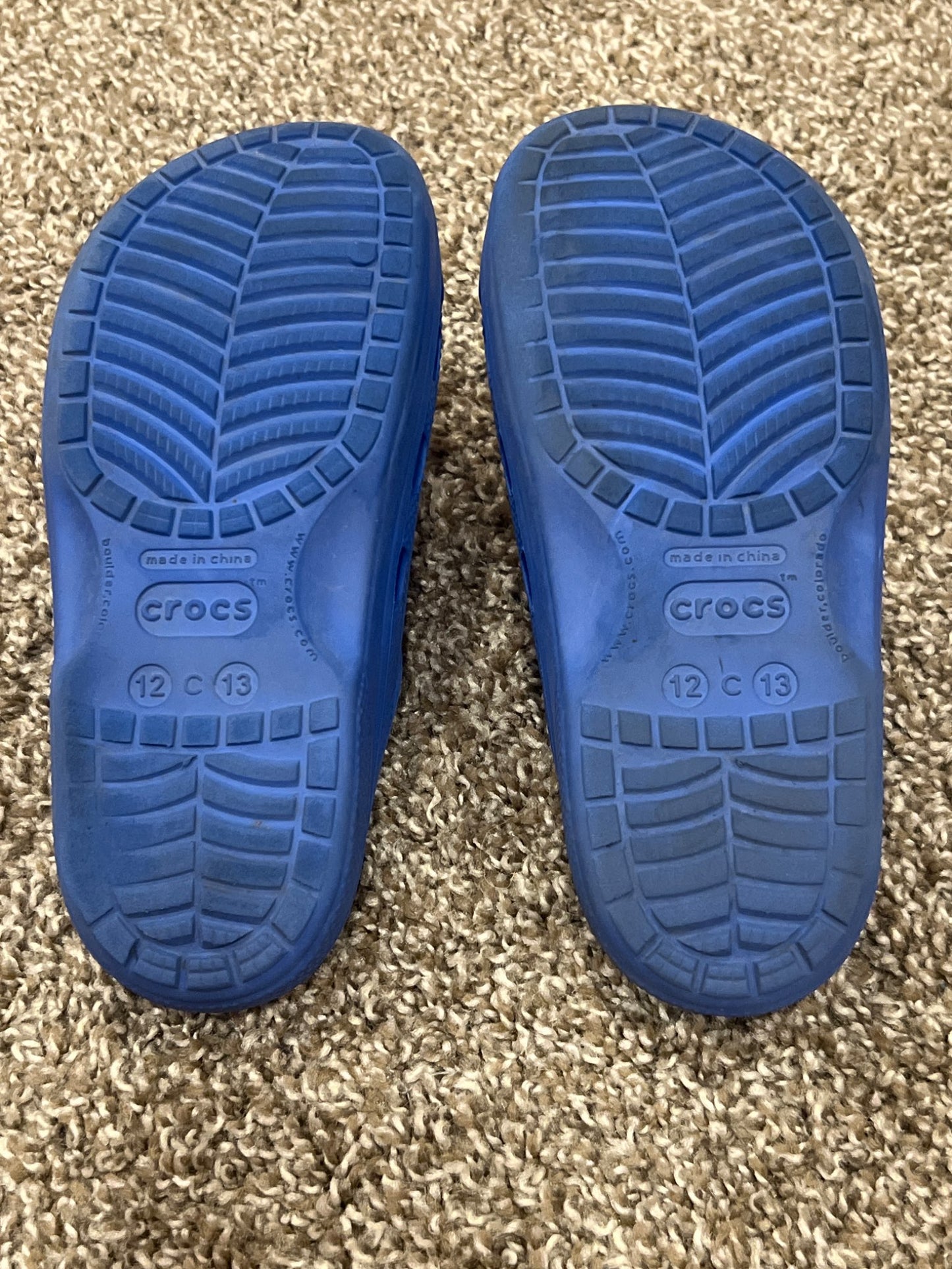 Blue Croc Sandals, size 12/13, VGUC, Shoes 12 (Toddler:2-4yr)
