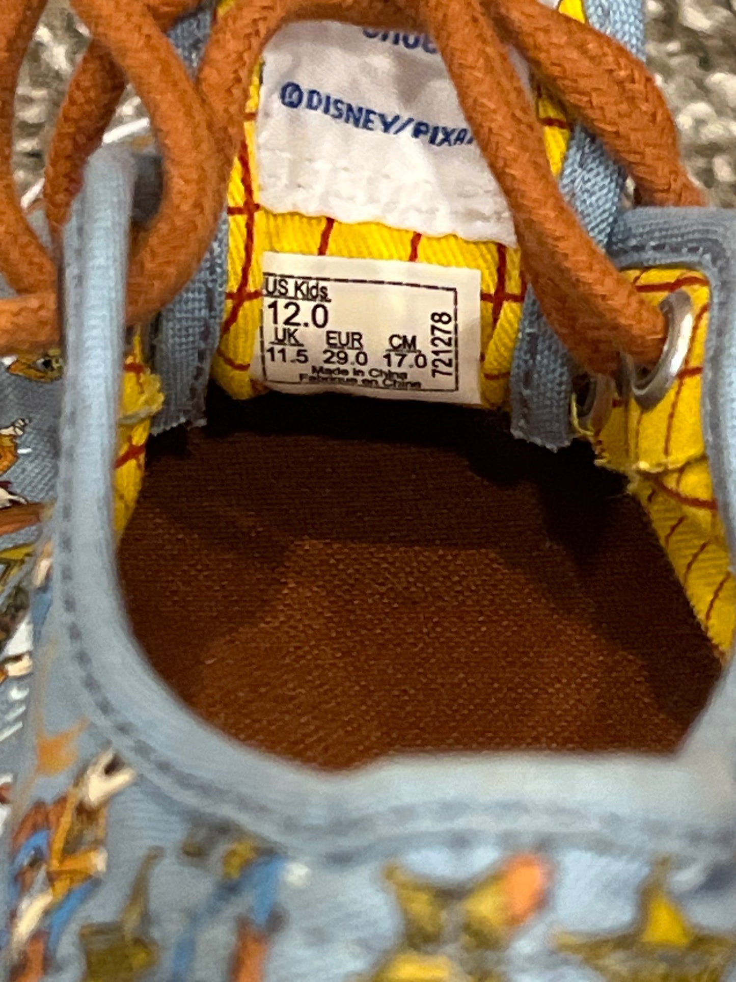 Boys Toy Story Vans, size 12, VGUC, Shoes 12 (Toddler:2-4yr)