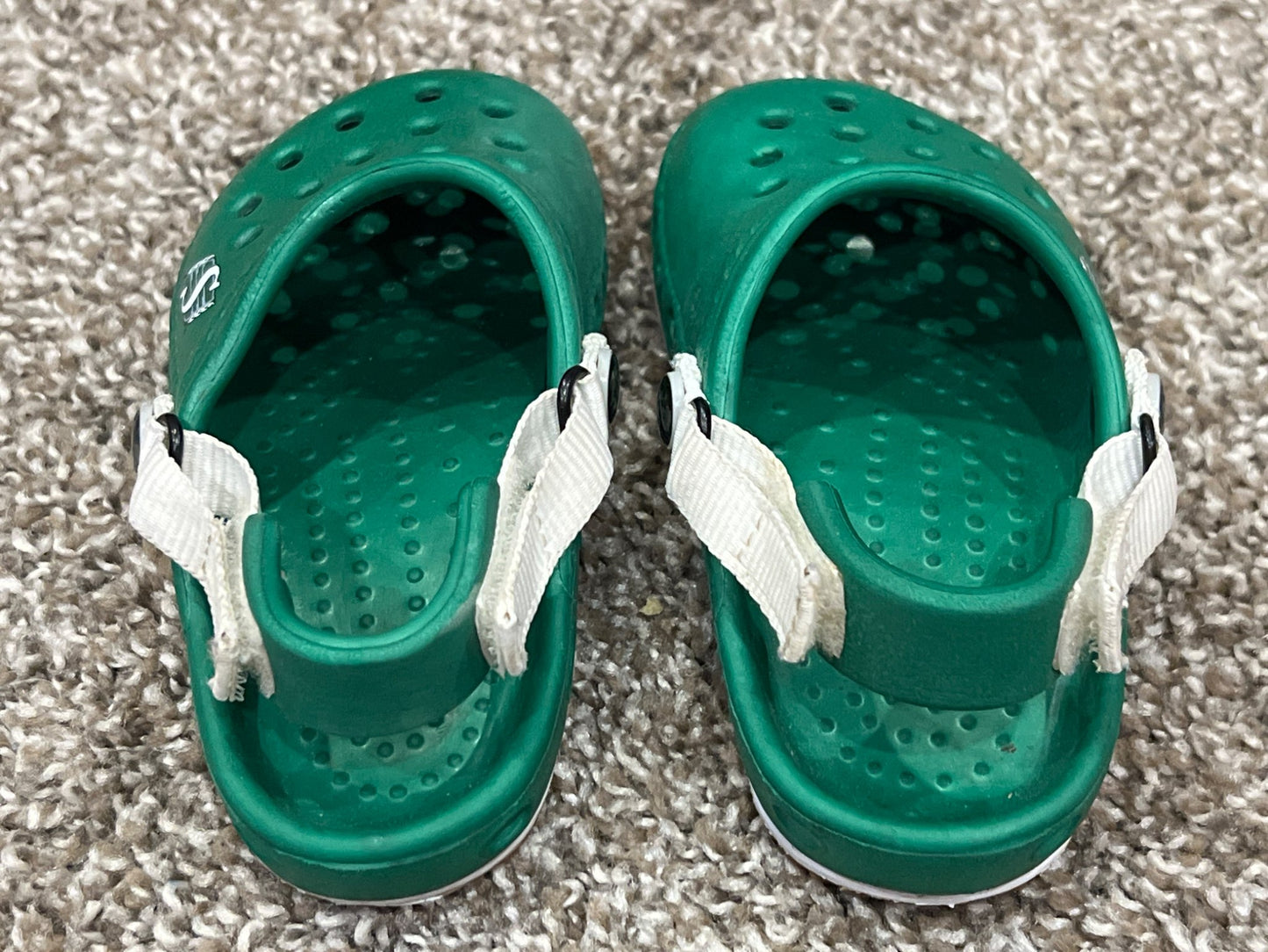 Toddler Saskatchewan Roughrider Sandals, size 6-7, VGUC, Shoes 6 (Walkers:12-24 mth)