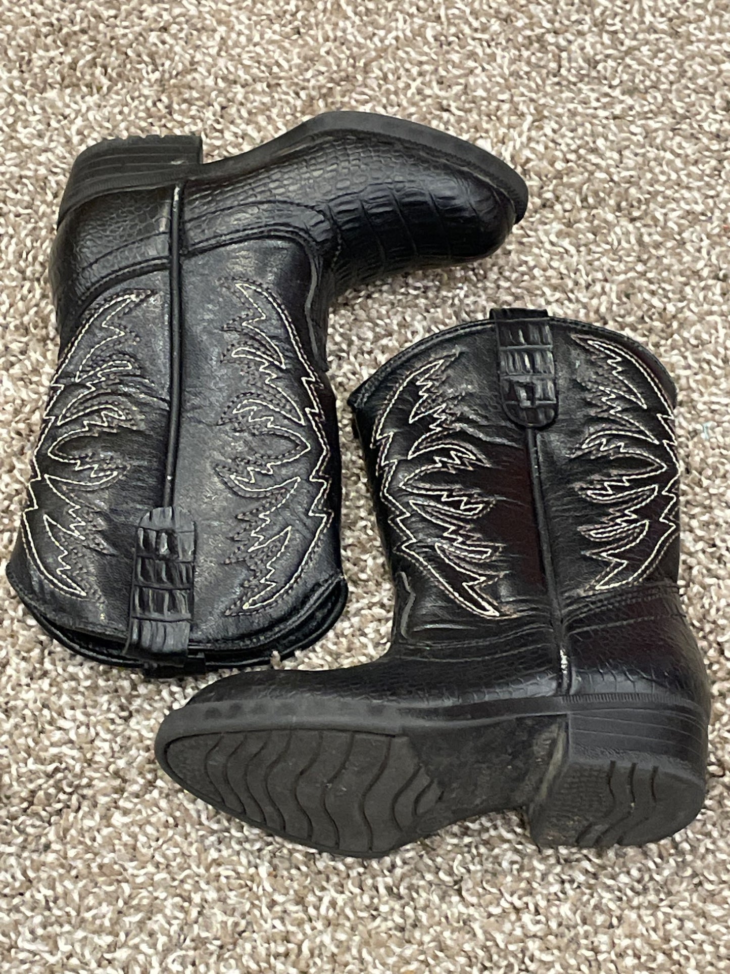 Toddler Boys, SmartFit Western Cowboy Boots, size 6.5, EUC, Shoes 6.5 (Walkers:12-24 mth)