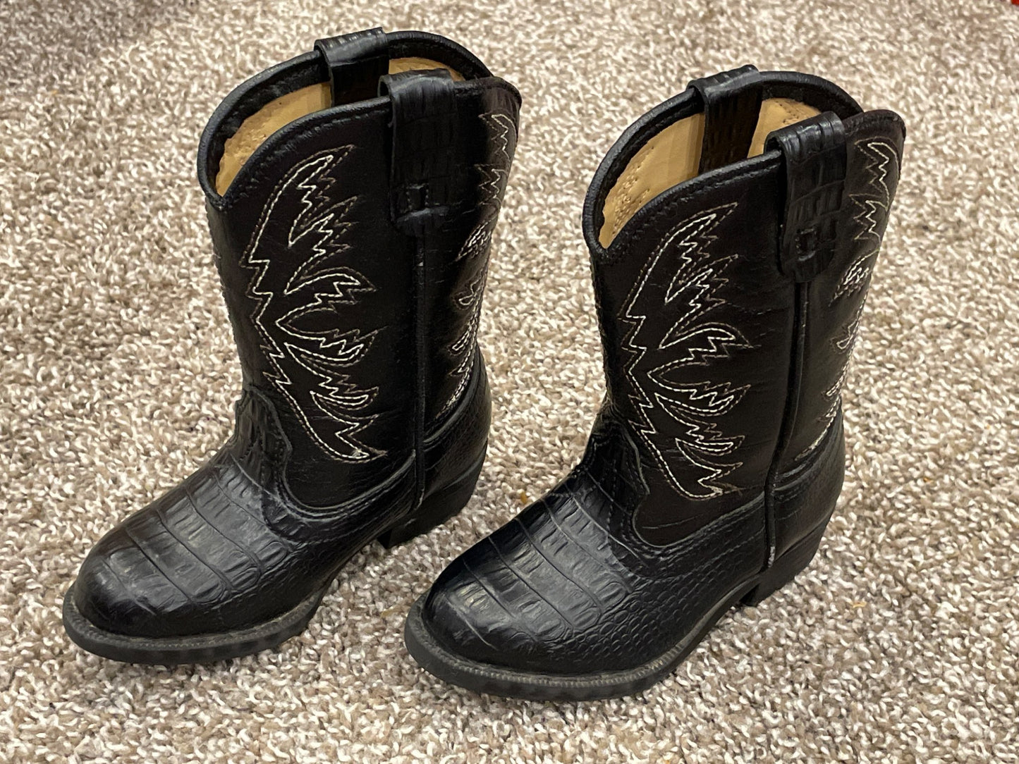 Toddler Boys, SmartFit Western Cowboy Boots, size 6.5, EUC, Shoes 6.5 (Walkers:12-24 mth)