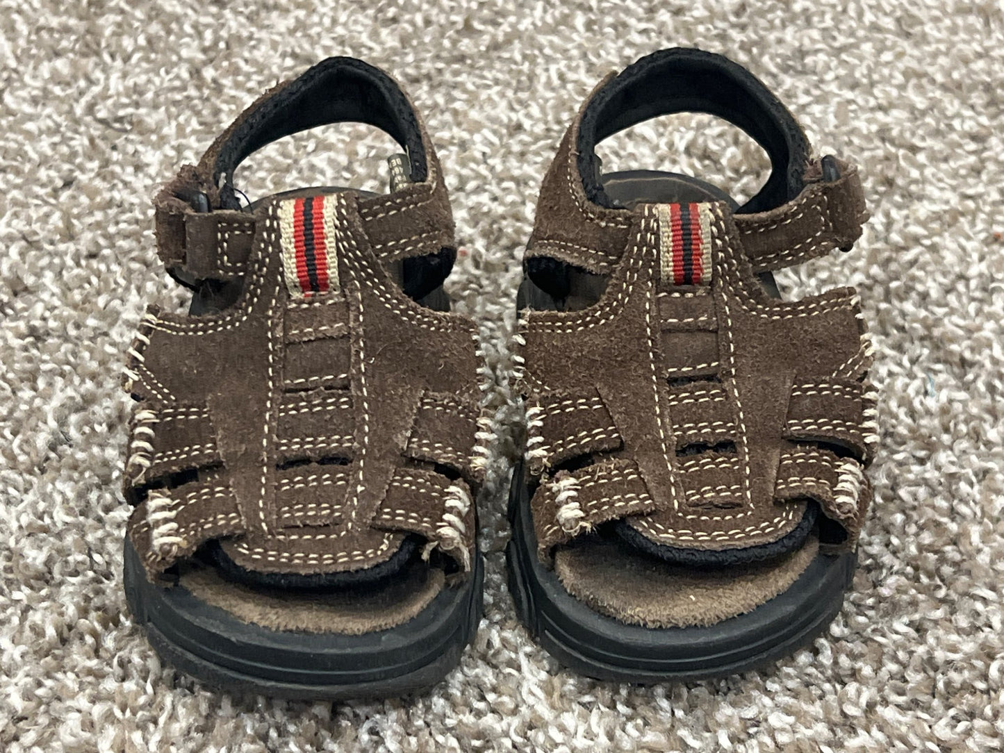 Toddler Boys, Dr Scholl’s Brown Sandals, size 5 (VGUC), Shoes 5 (Walkers:12-24 mth)