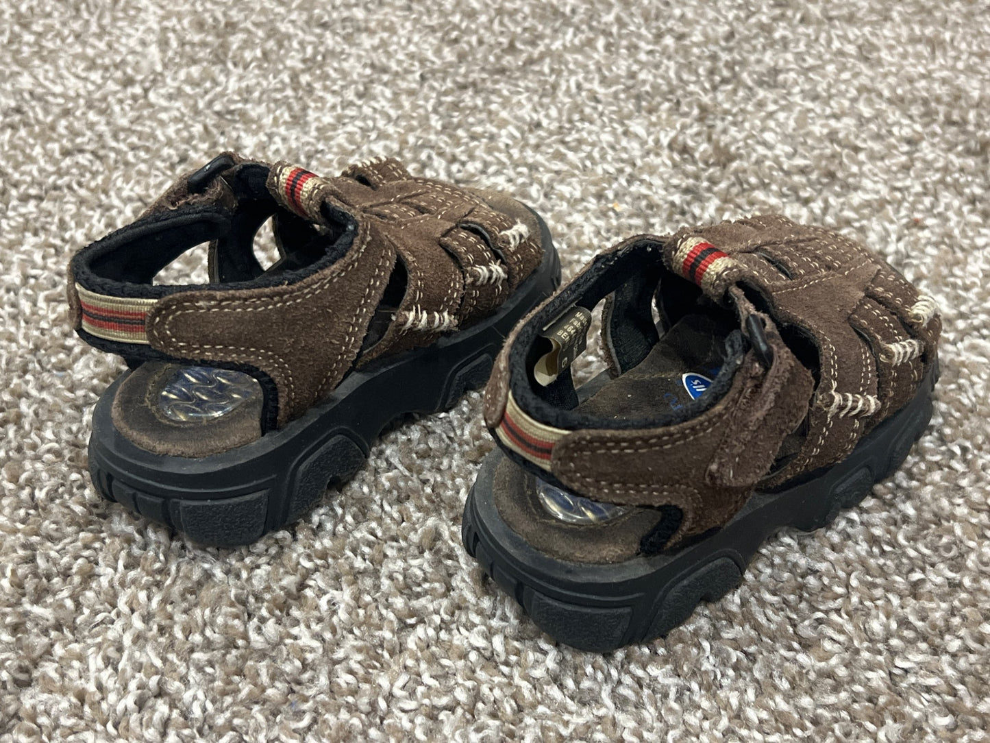 Toddler Boys, Dr Scholl’s Brown Sandals, size 5 (VGUC), Shoes 5 (Walkers:12-24 mth)