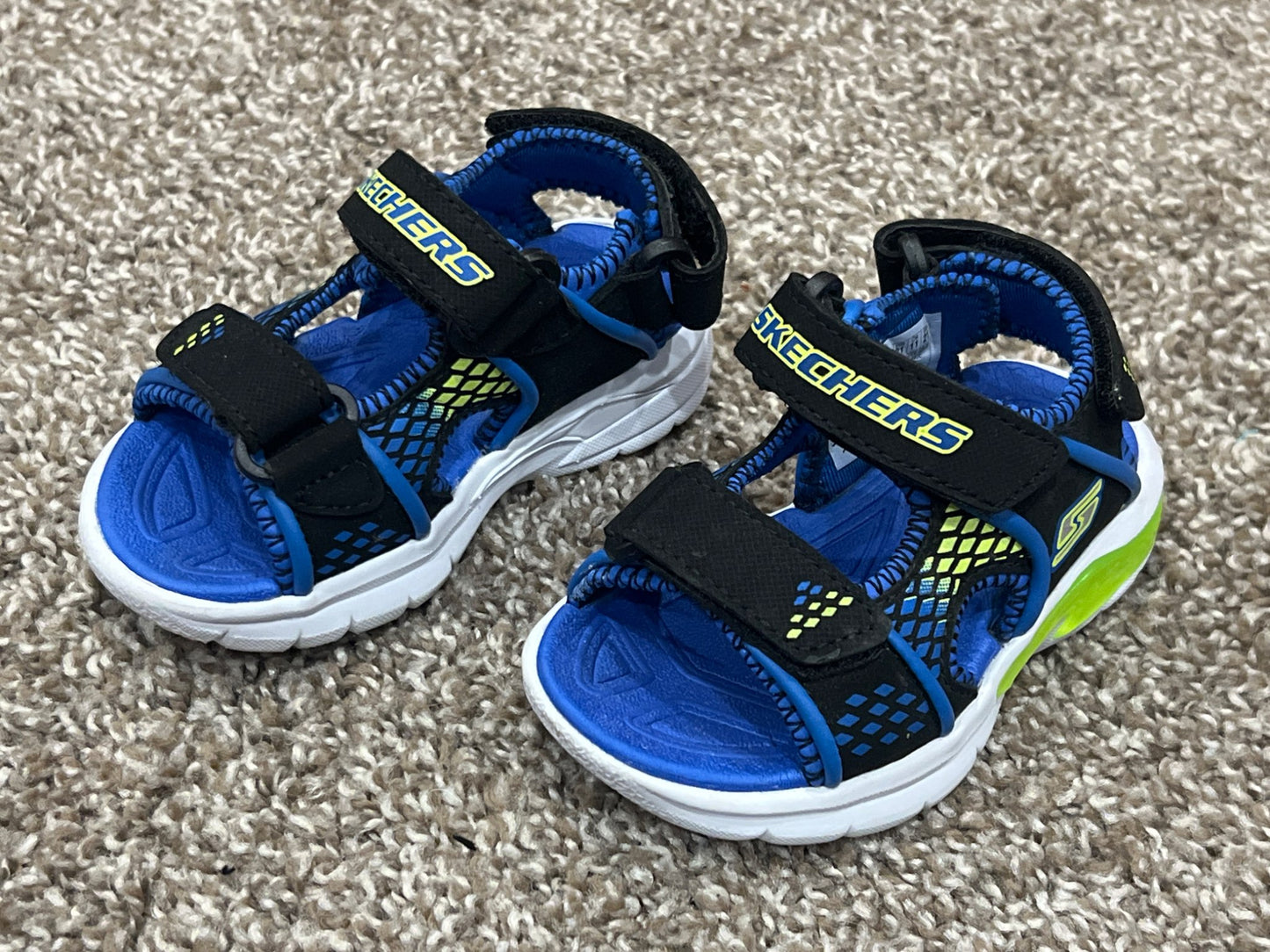 Toddler Boys, S-Light Skecher Sandals, size 5, VGUC, Shoes 5 (Walkers:12-24 mth)