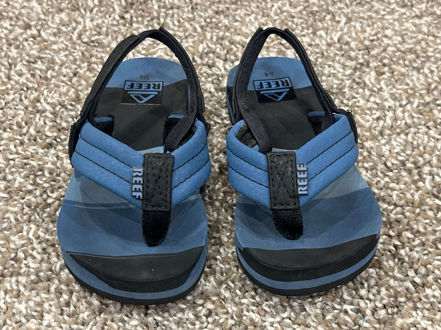 Toddler Boys, Reef Sandals Flip Flops, size 4, VGUC, Shoes 4 (Baby: 0-12 mth)
