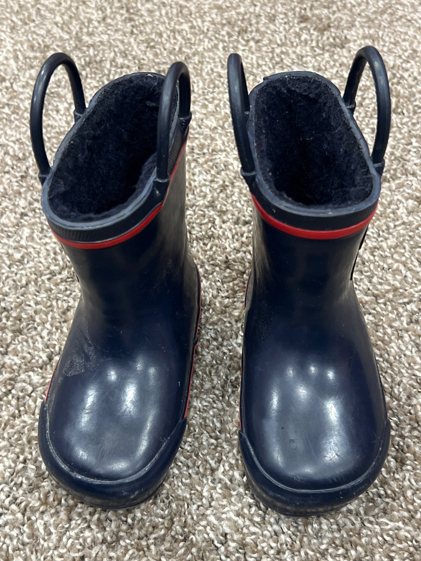 Toddler Boys, Monster, Lined Rubber Boots, size 5, EUC, Shoes 5 (Walkers:12-24 mth)