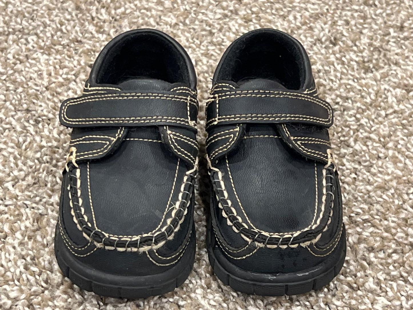 Toddler Boys, Black Shoes, size 5, VGUC, Shoes 5 (Walkers:12-24 mth)