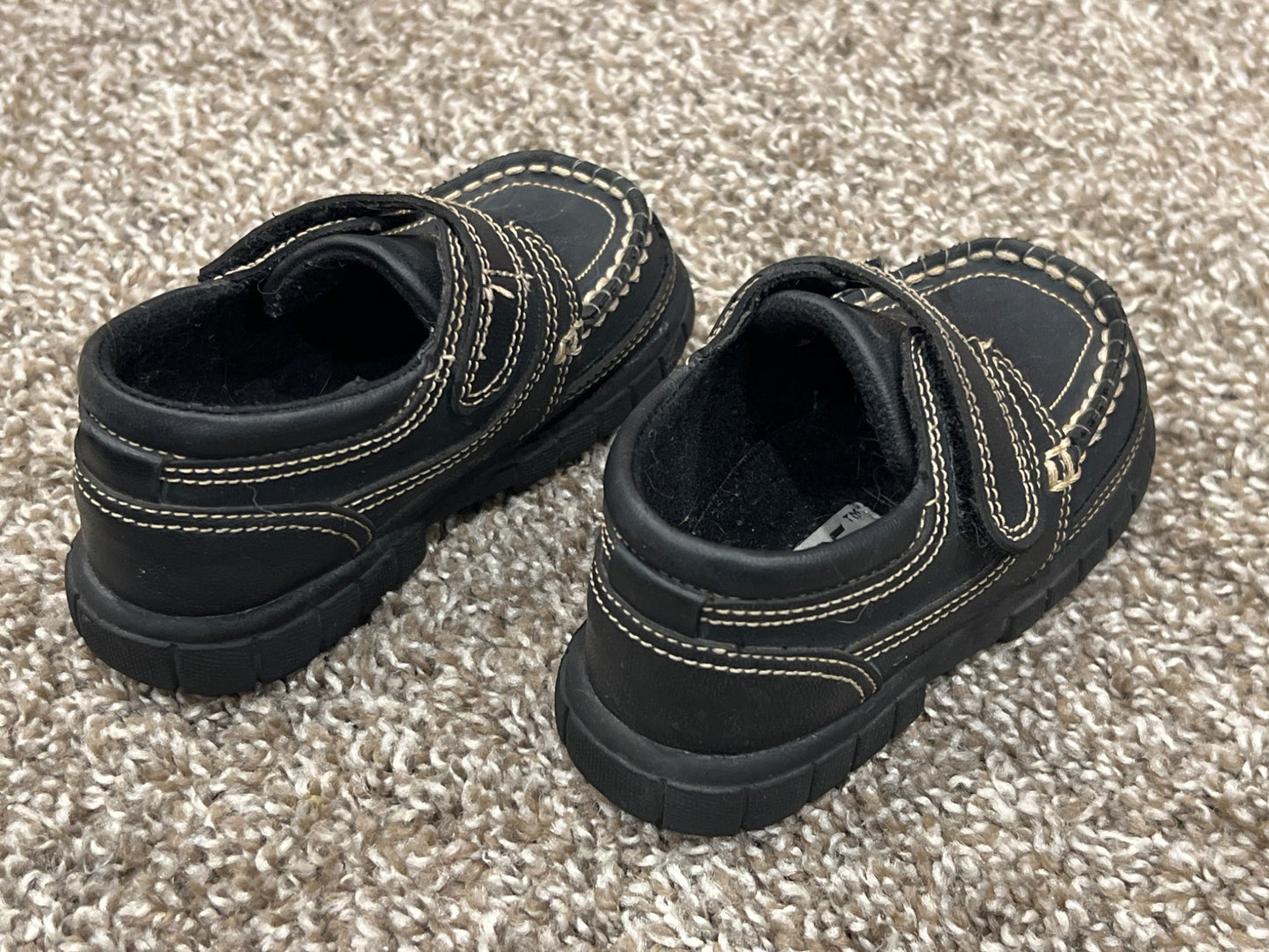 Toddler Boys, Black Shoes, size 5, VGUC, Shoes 5 (Walkers:12-24 mth)