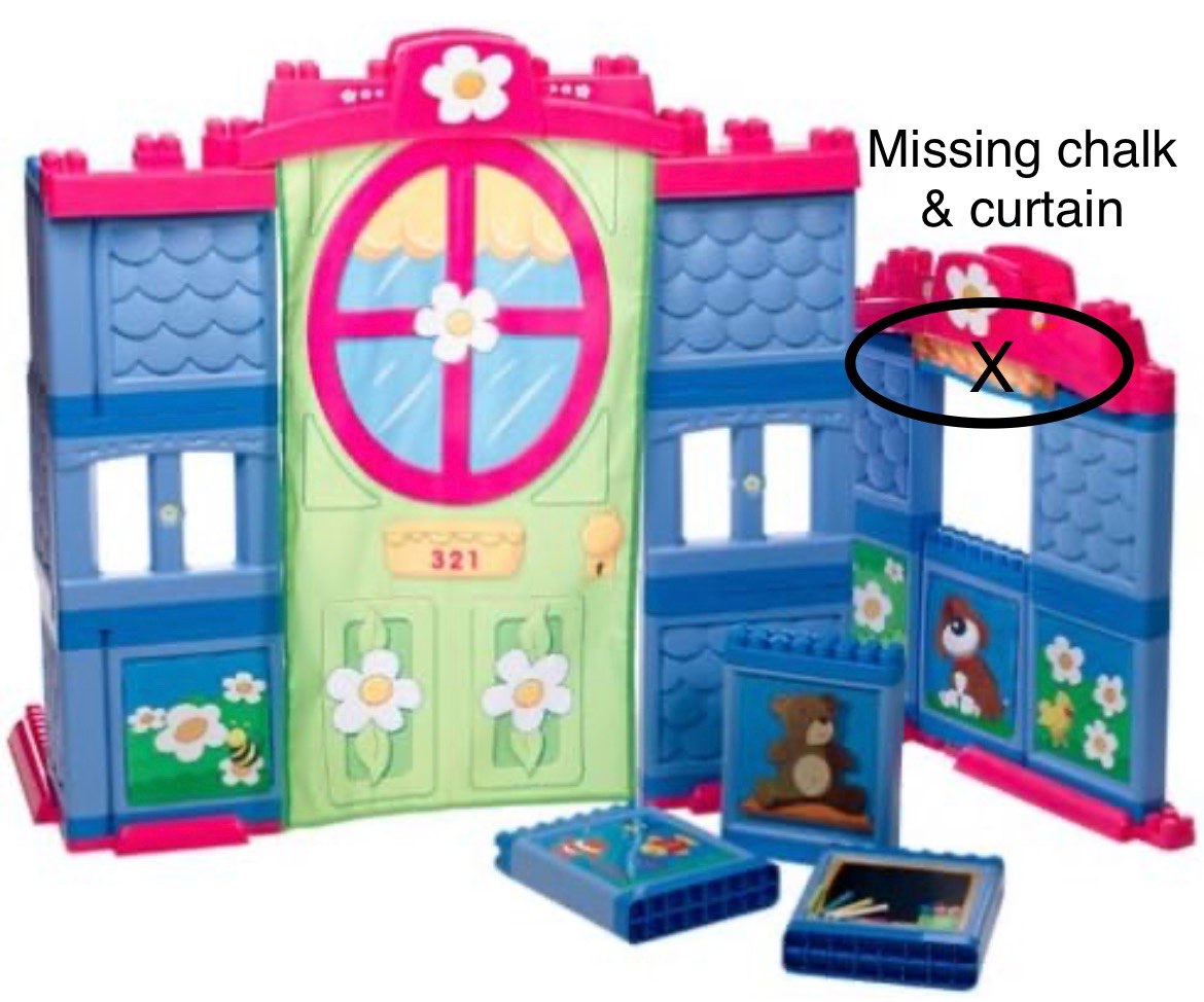 Mega Bloks Mega Play My Own Home Victorian Playhouse