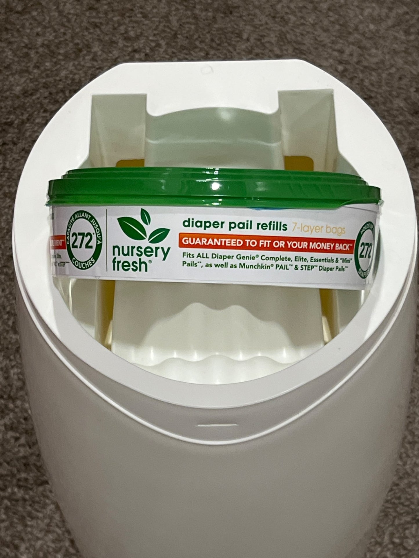 Diaper Genie II, Clean, Sanitized and No Smell, VGUC