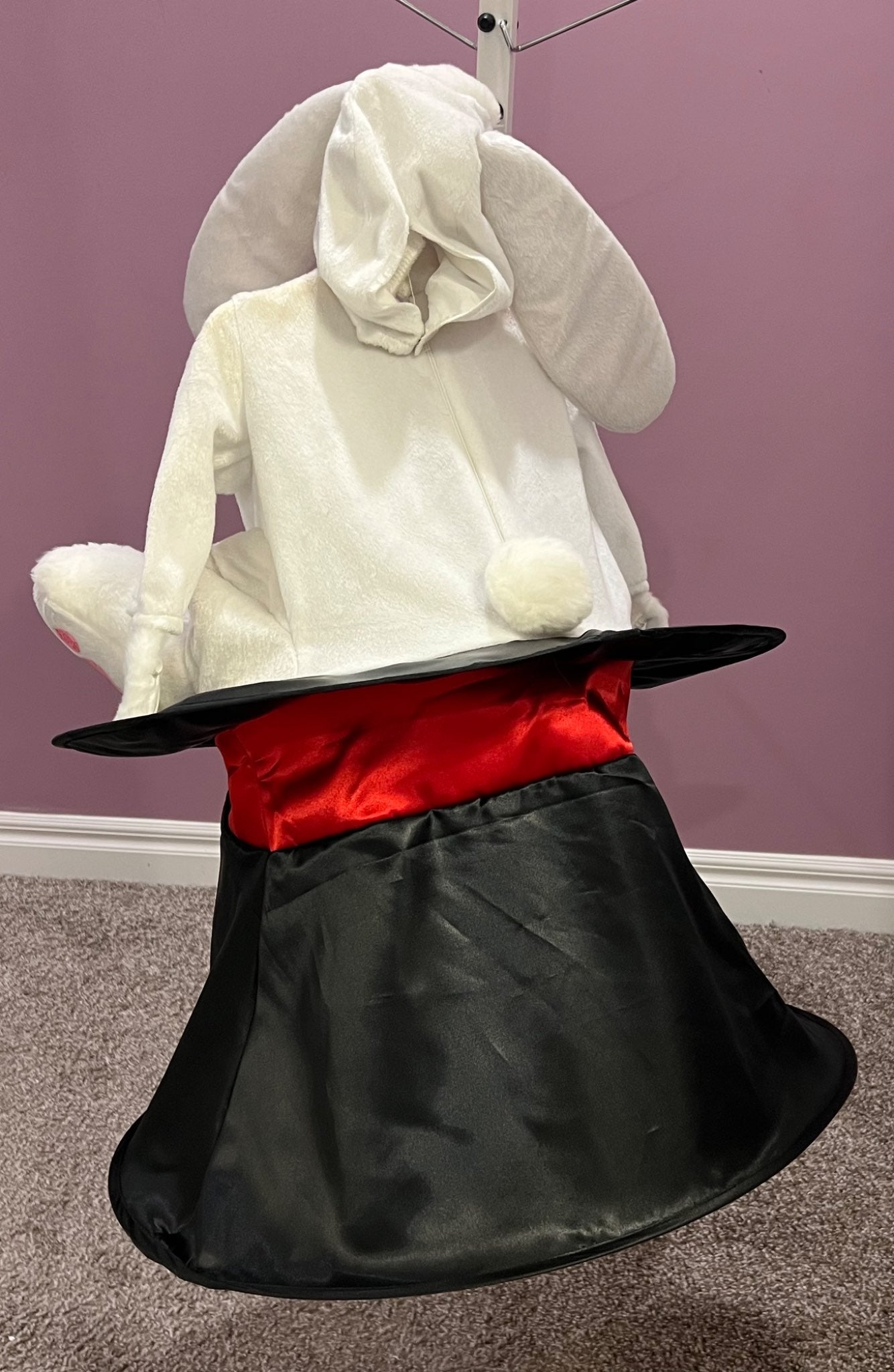 Bunny Rabbit in Magician’s Hat Costume, size 2, VGUC, Kids 2T
