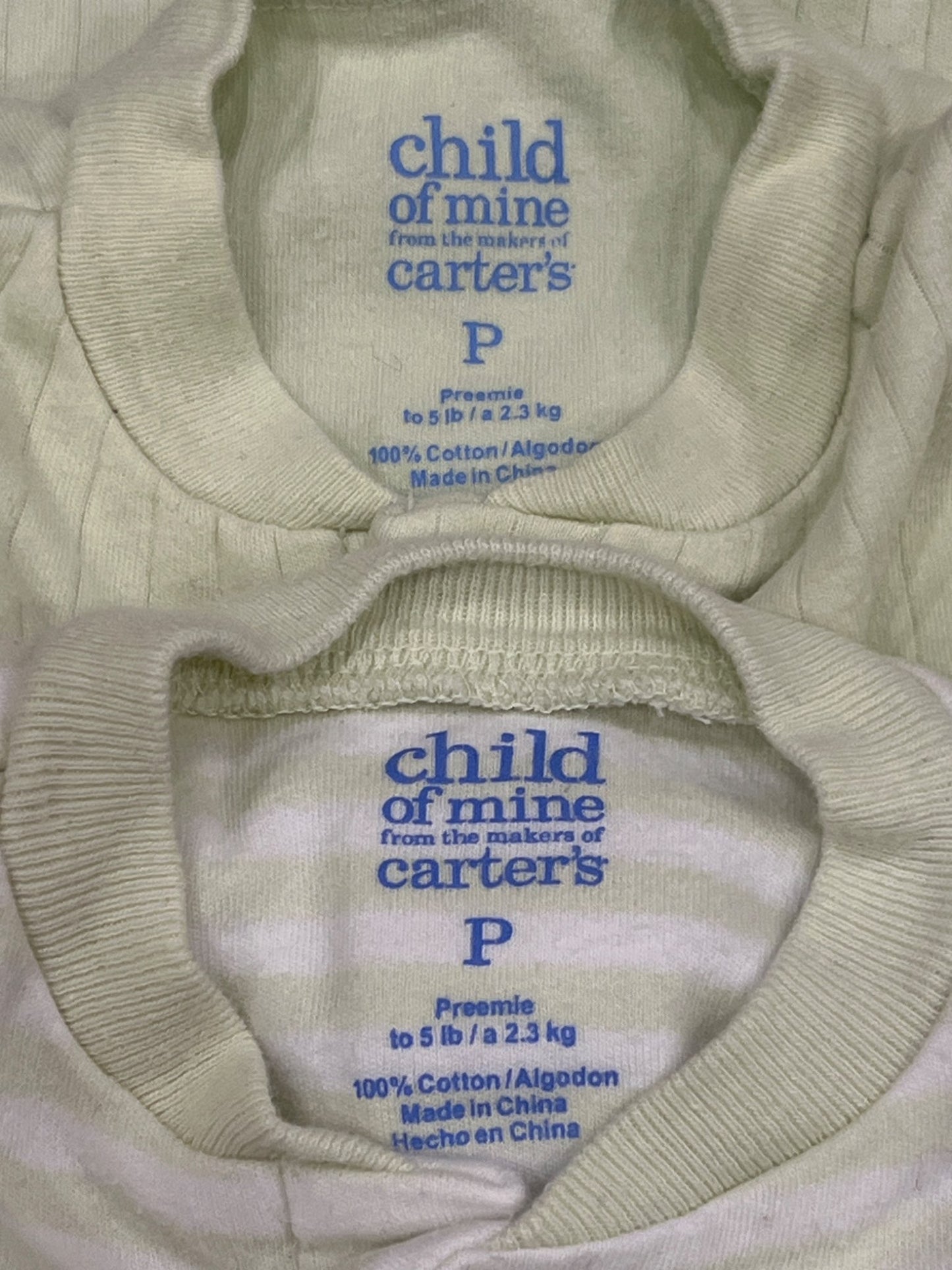 Two Child of Mine Preemie Sleepers, size fits up to 5lbs, VGUC, Kids Newborn