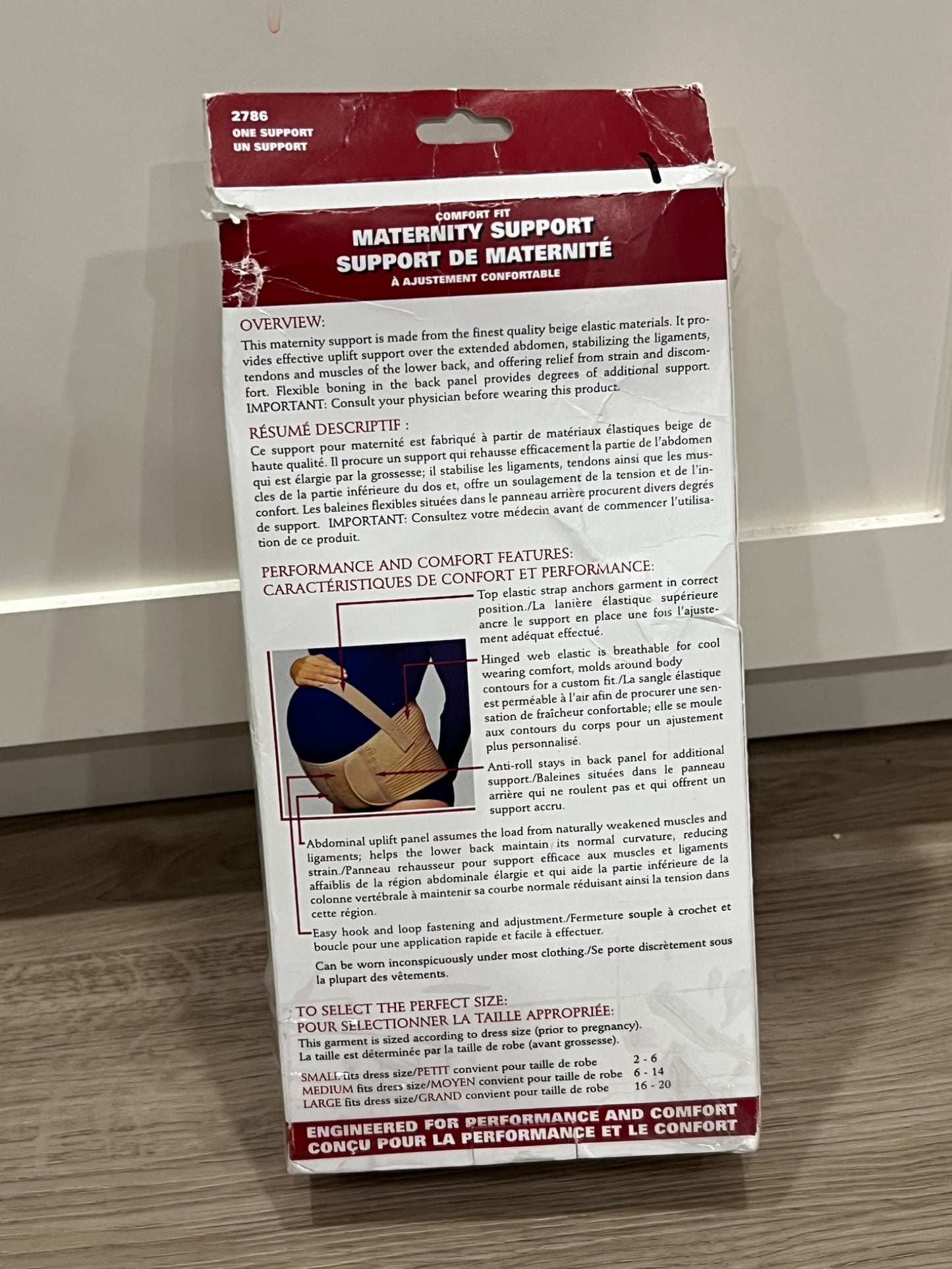 OTC Comfort Fit Maternity Support Belt, VGUC, size Medium, MSRP $58 - $118, Maternity M (8-10)