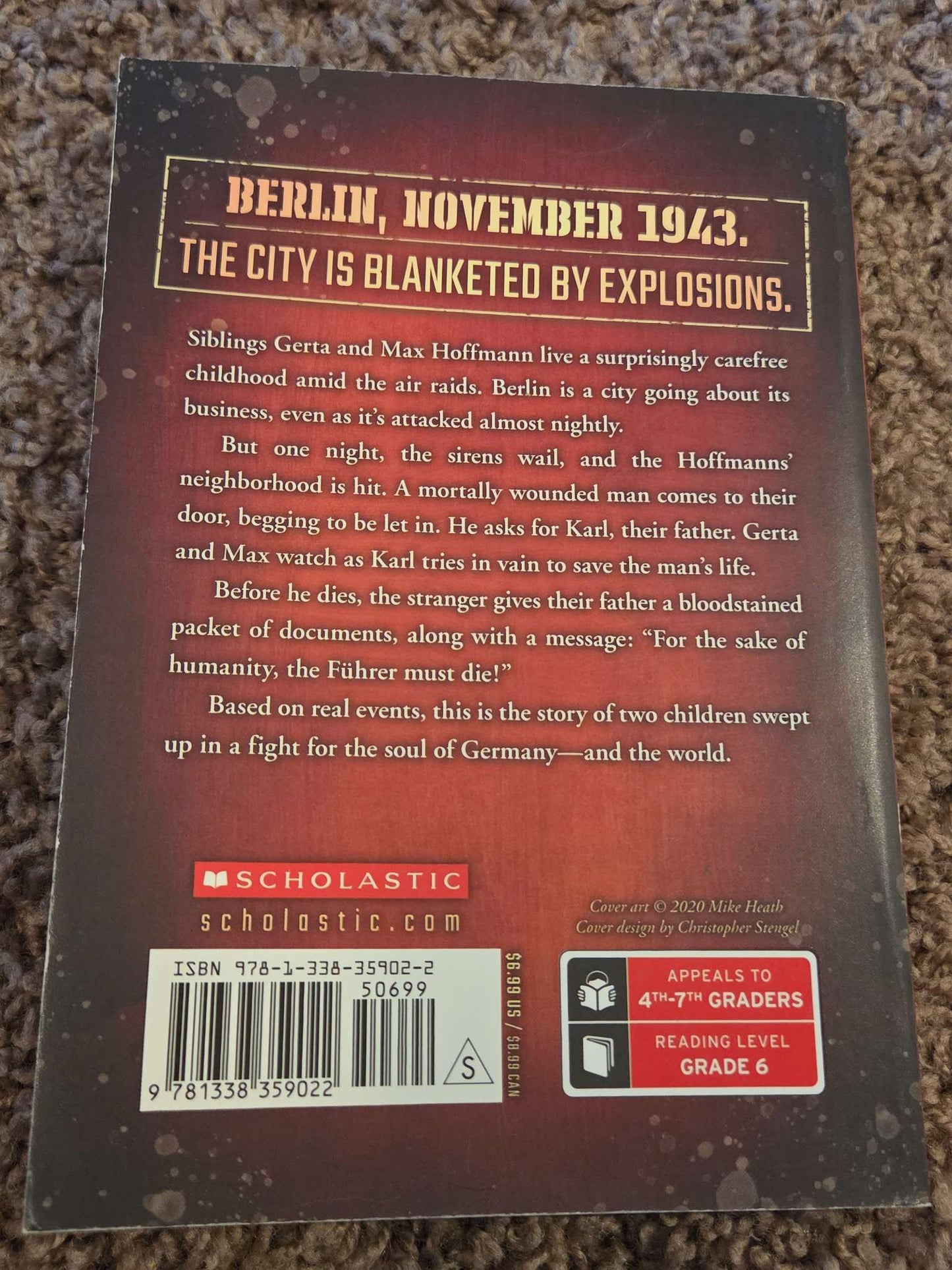 WWII pre-teen novels x 3, grades 4-7