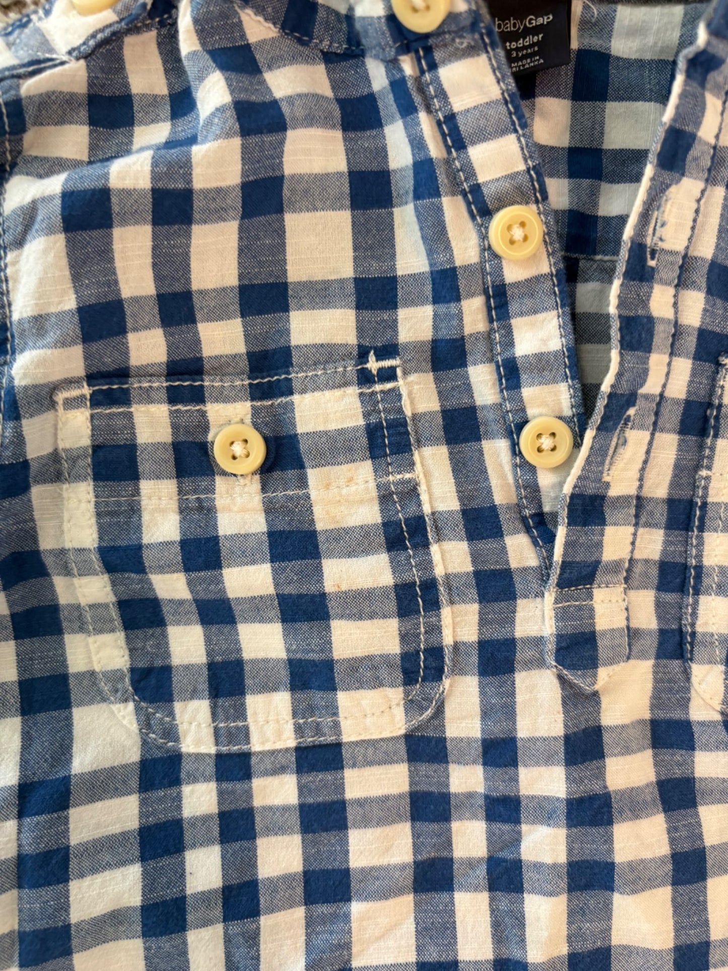 3T Boy Fall/Winter Outfit - Baby Gap Top + Old Navy Grey Jeans , Kids 3T