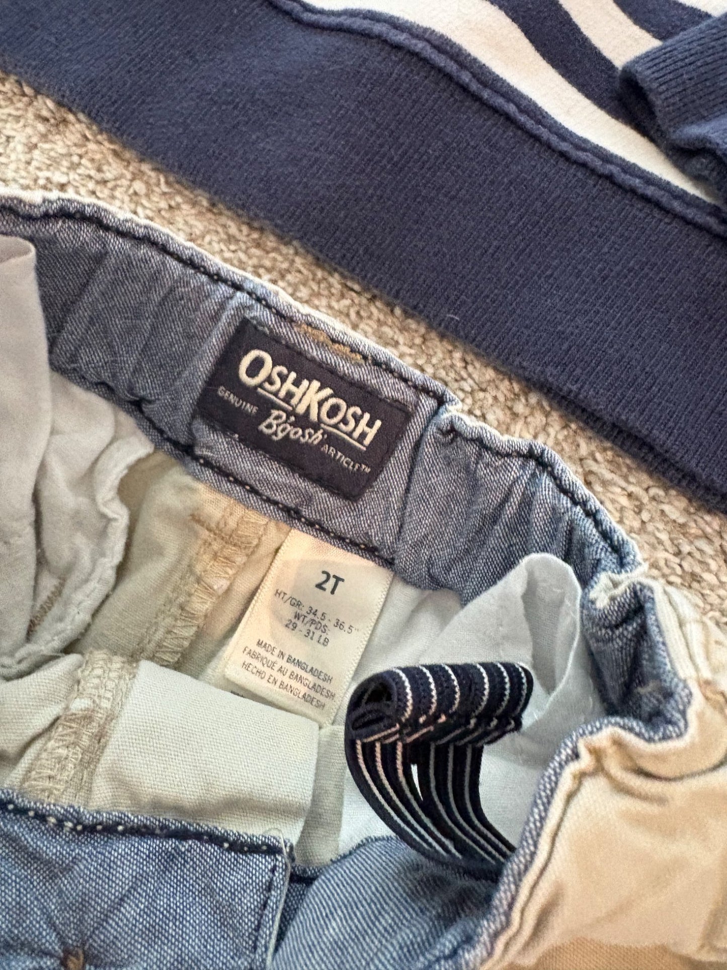 2T Boy's Navy Outfit Bundle - Baby Gap + Carters + Old Navy , Kids 2T