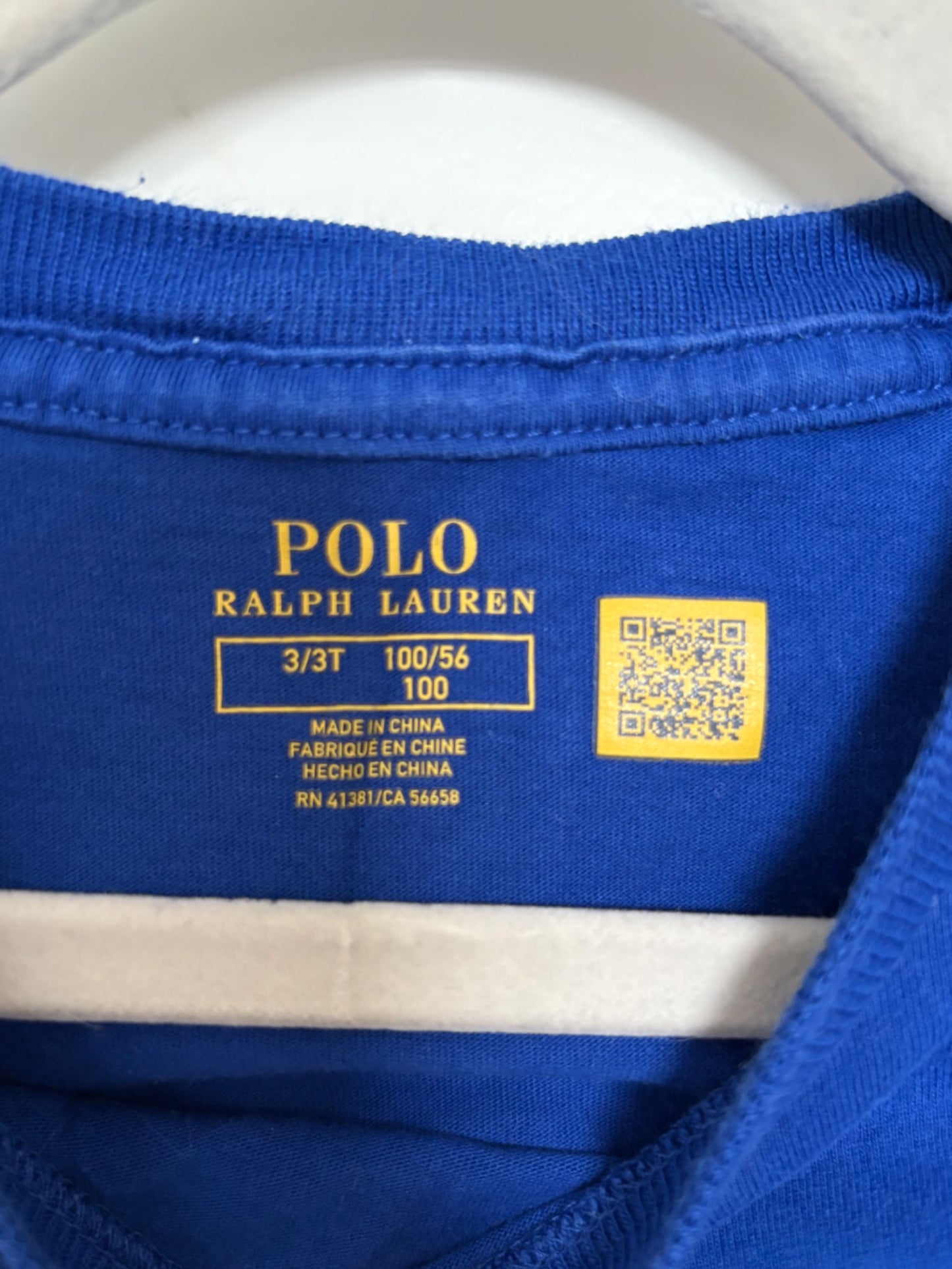 3T Polo Ralph Lauren - Basketball polo bear t-shirt in excellent condition, Kids 3T