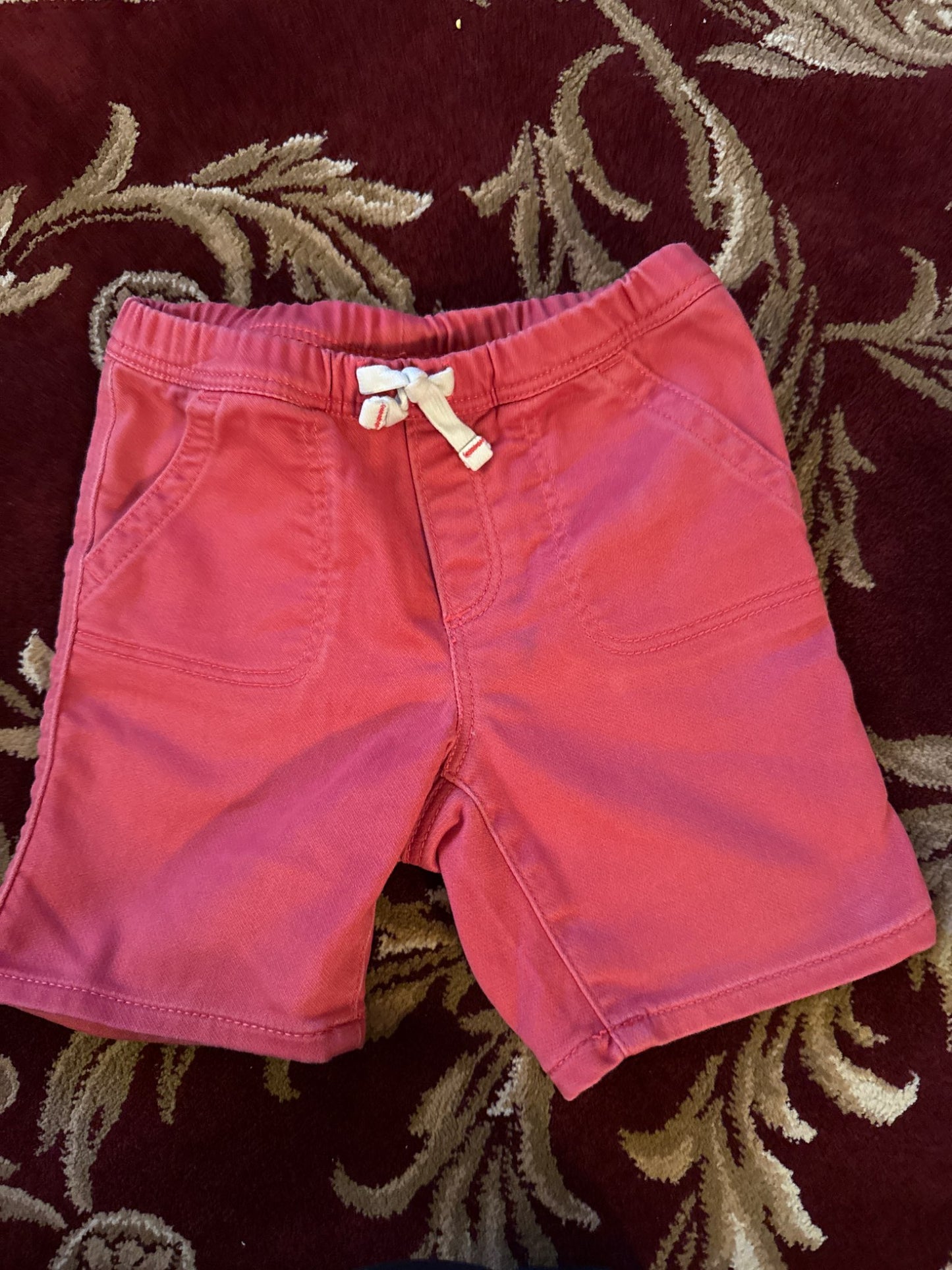 Zara size 18 - 24 m yellow shirt + pink red short, Kids 24 Month (18-24M)