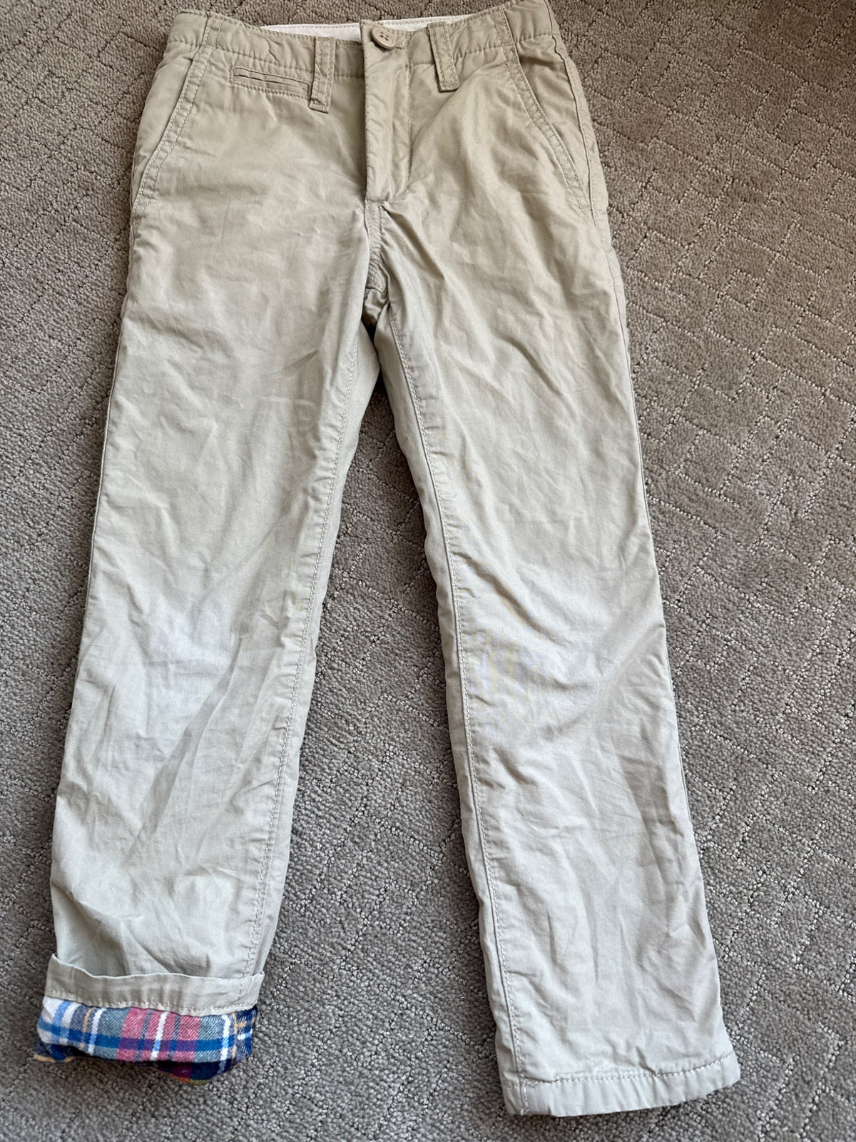Gap kids size 6 beige double layer pants, Kids 6/6X