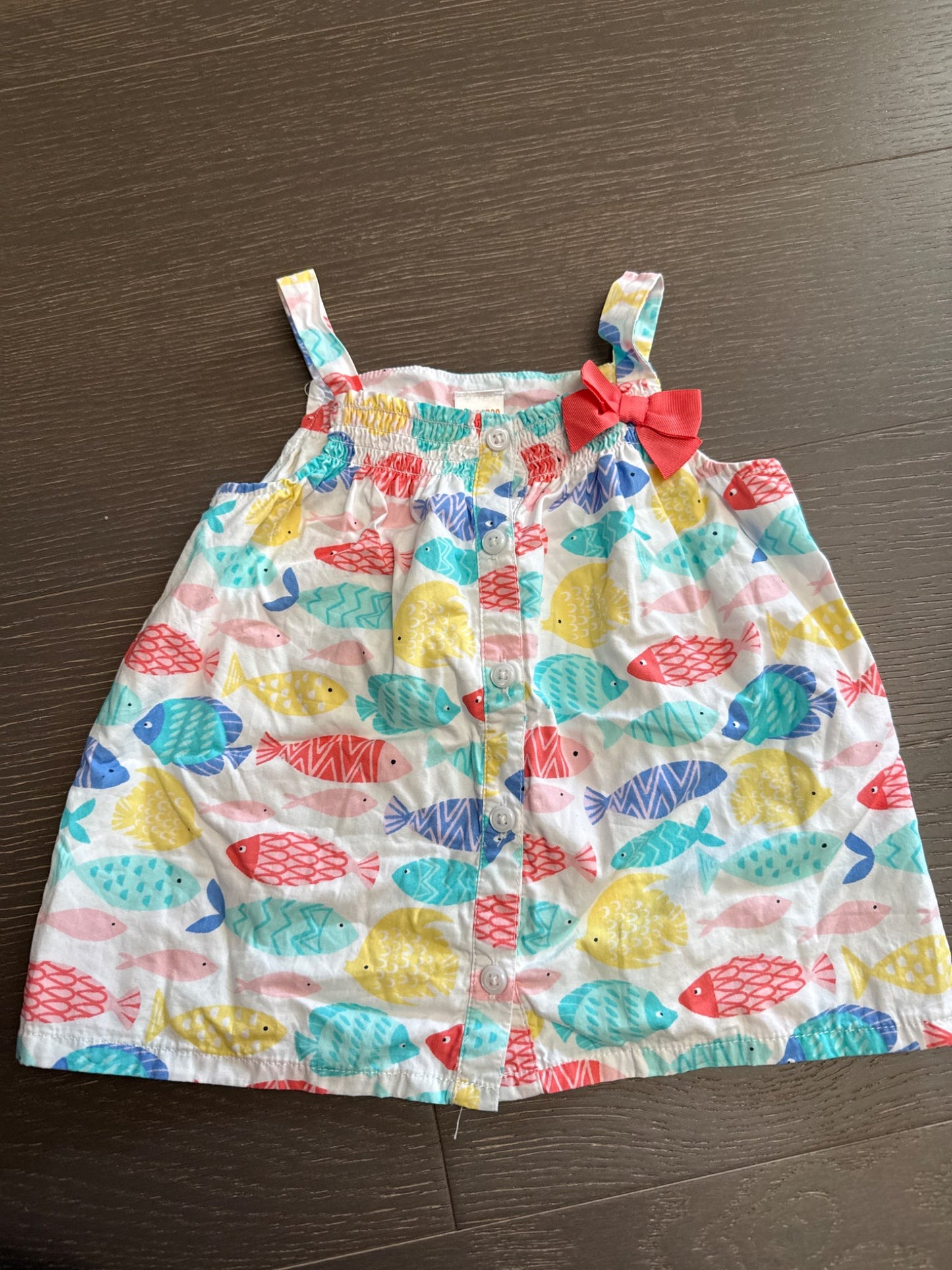 Gymboree size 3 T fishy pastel strap shirt, Kids 3T