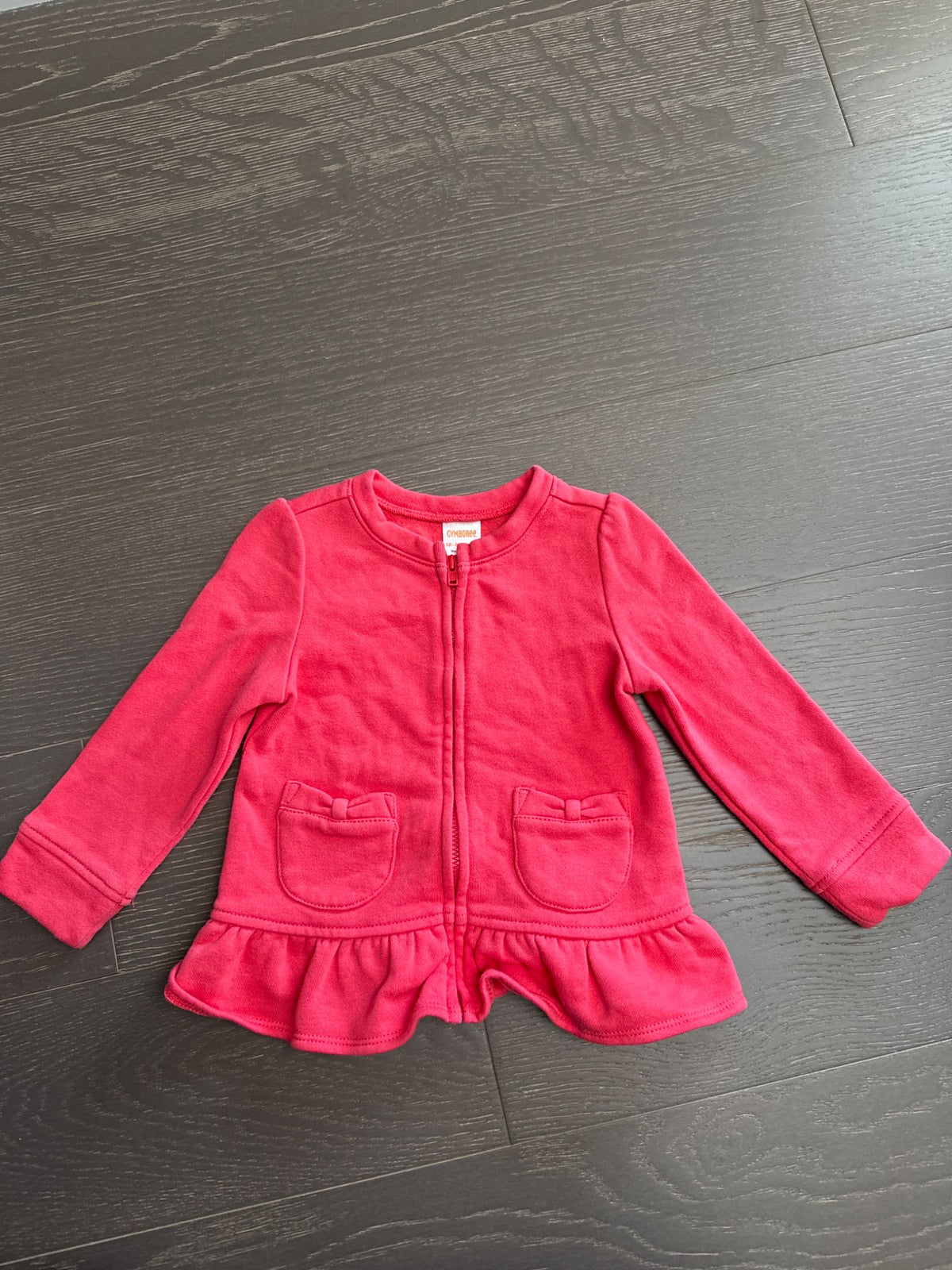 Gymboree size 18-24m pink jacket with bow pockets, Kids 24 Month (18-24M)