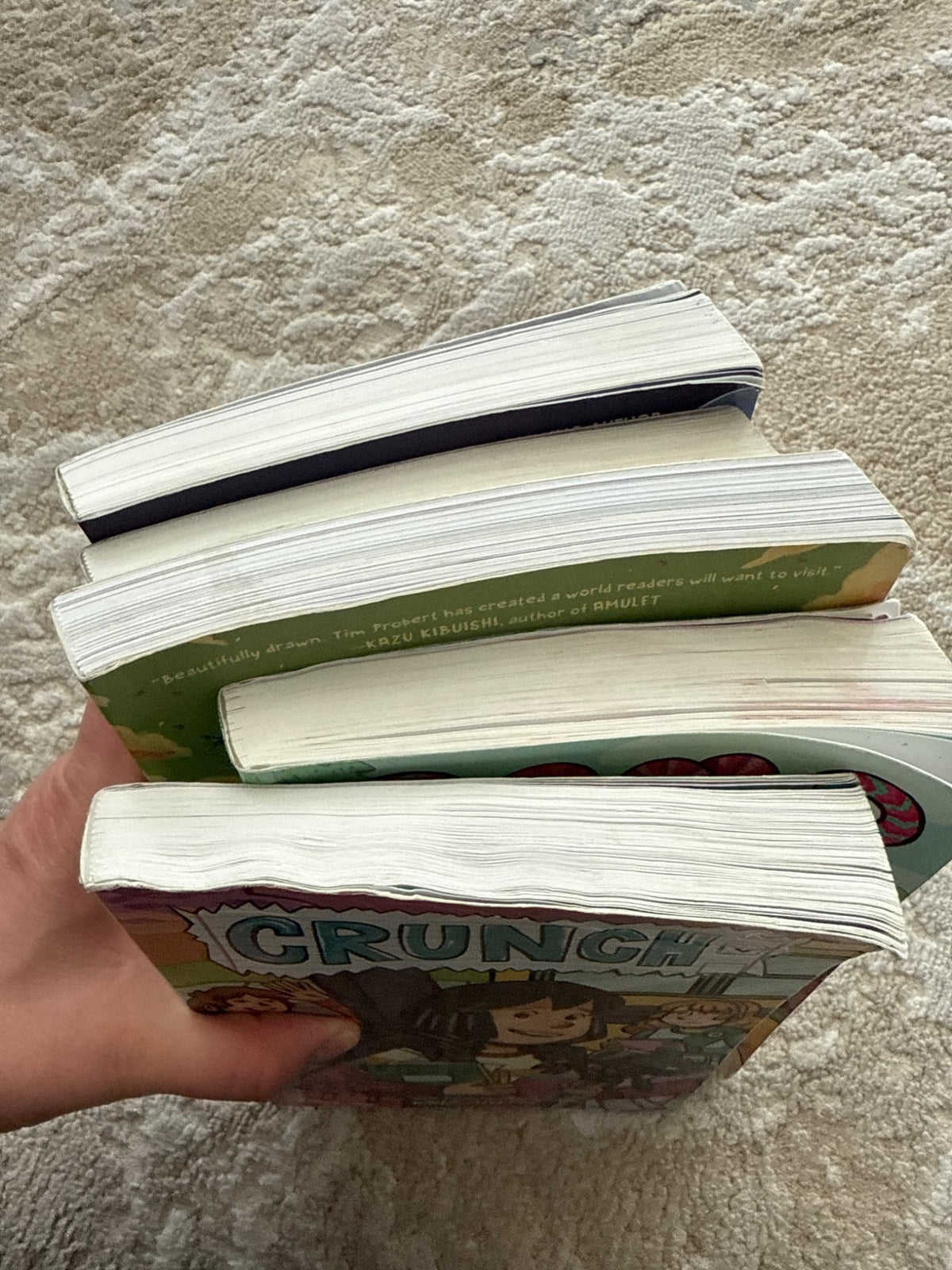 5 soft cover Graphic novels with some popular titles