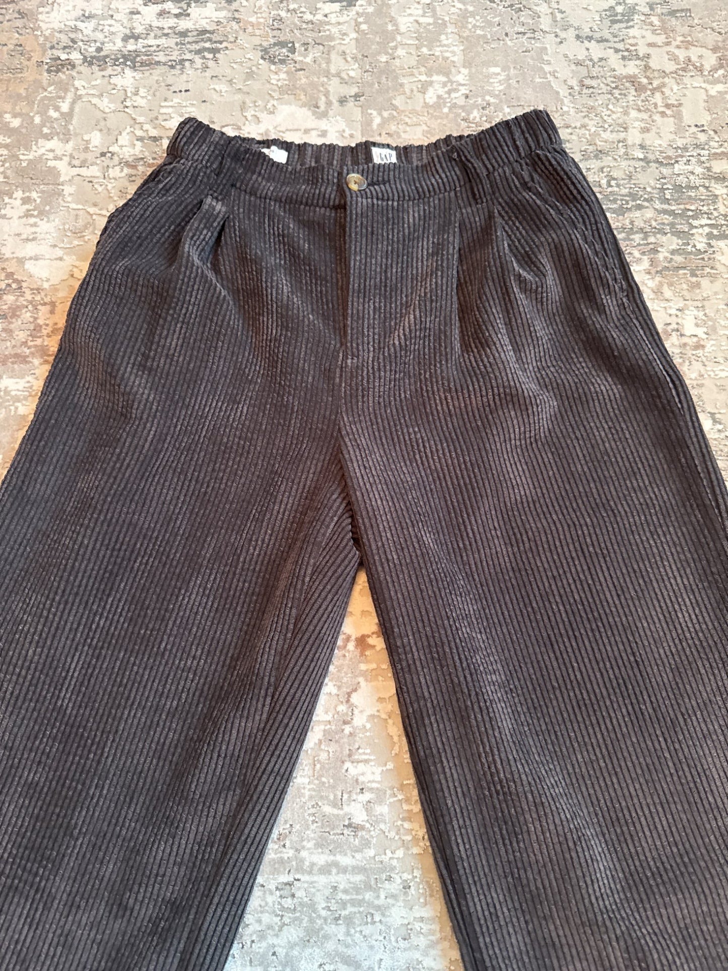 Gap kids size 14-16 black corduroy wide leg pants , Kids 14