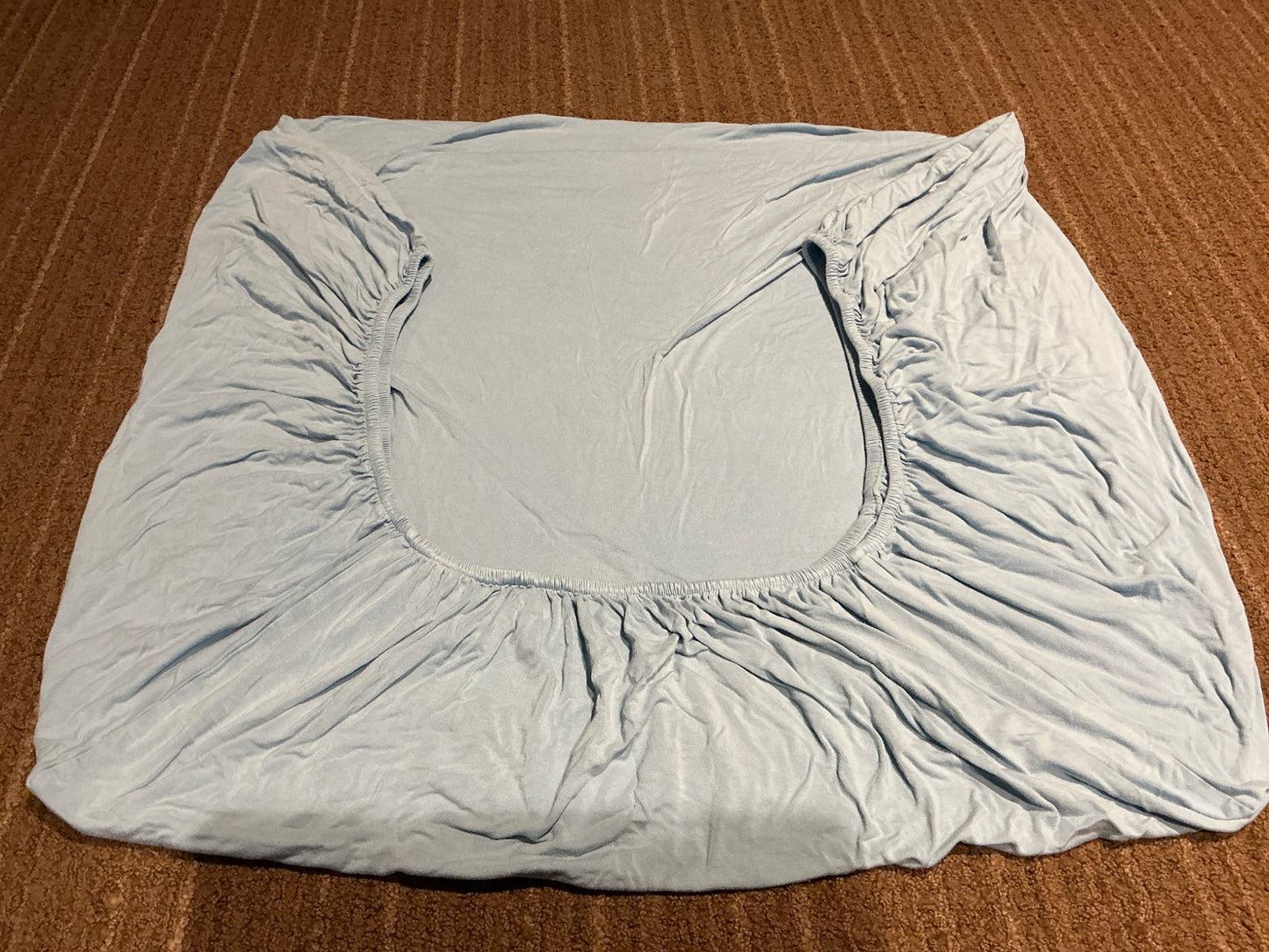 Kyte baby bamboo crib sheet - Robin blue