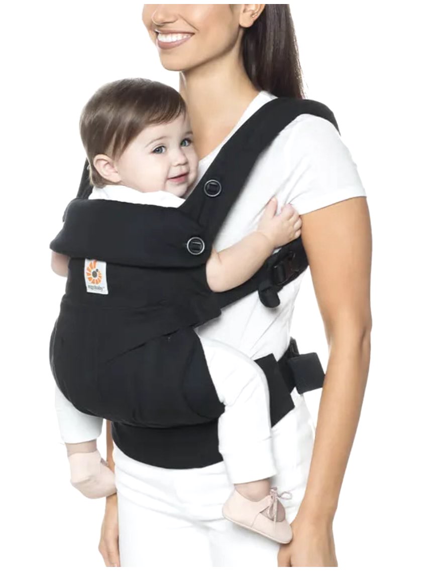 Ergobaby 360 multi position baby carrier, with infant insert.