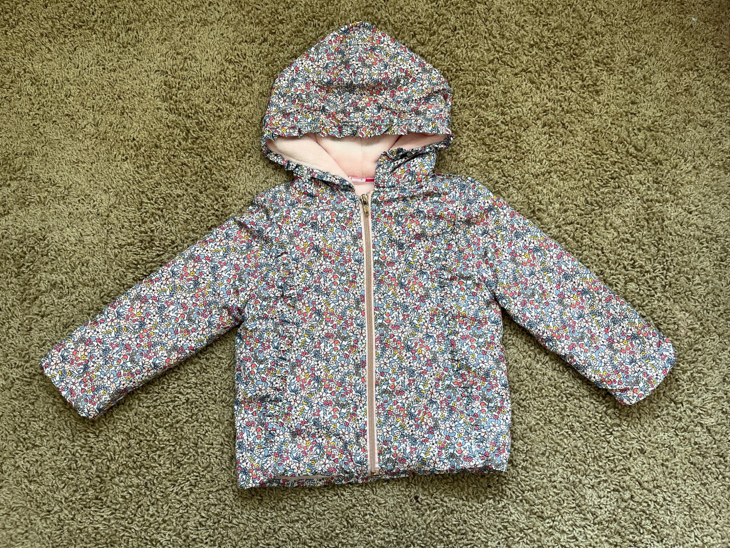 Girls jacket 3T Floral, Kids 3T