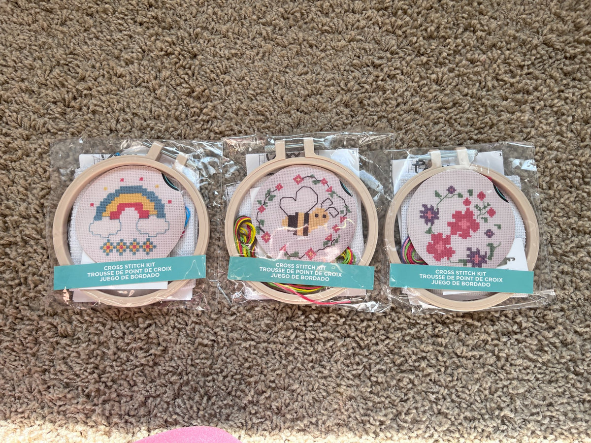 NEW Cross stitch kits x3