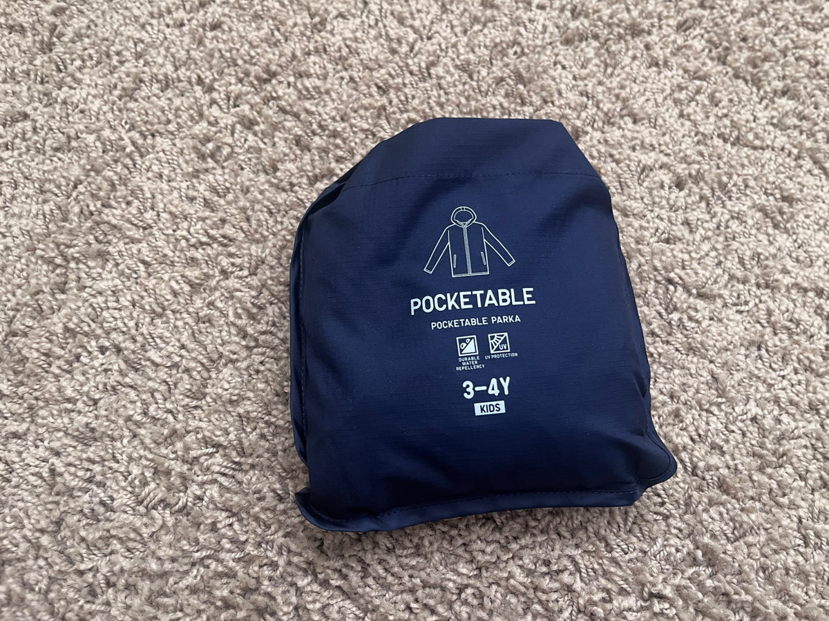 Navy jacket, pocketable, 3-4 years, Kids 3T