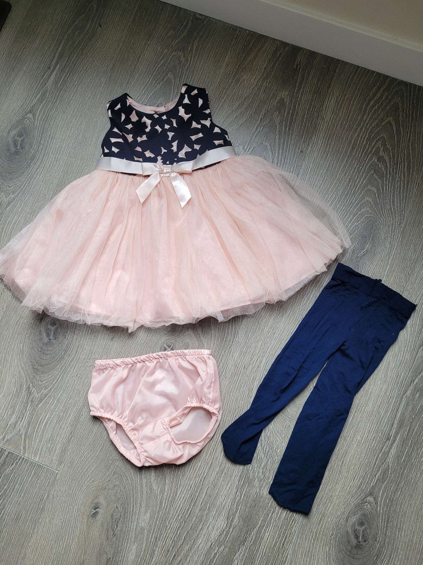 Iris & Ivy Formal Dress - 3 Piece Set, Kids 12 Month (9-12M)